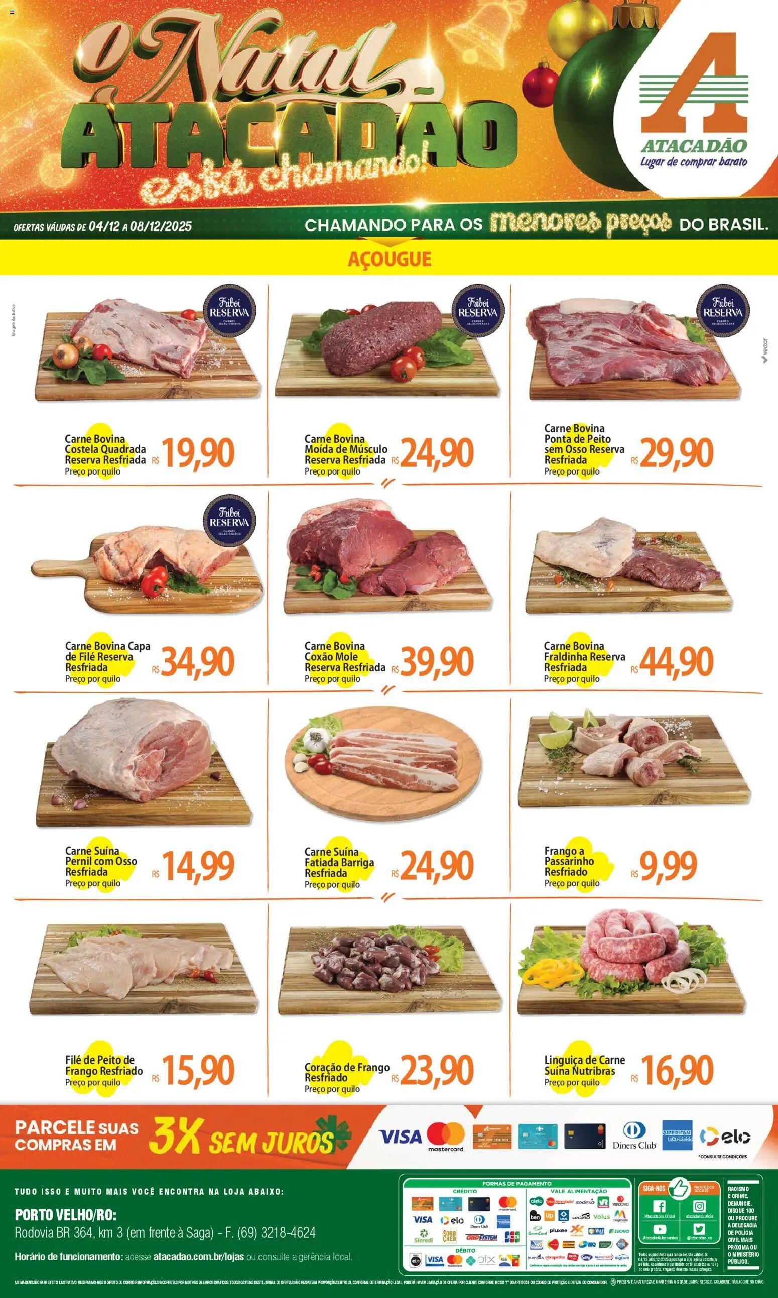 Atacadão folheto a partir de 04/12/2025 Ofertas - RO (2025-12-04 - 2025-12-08)