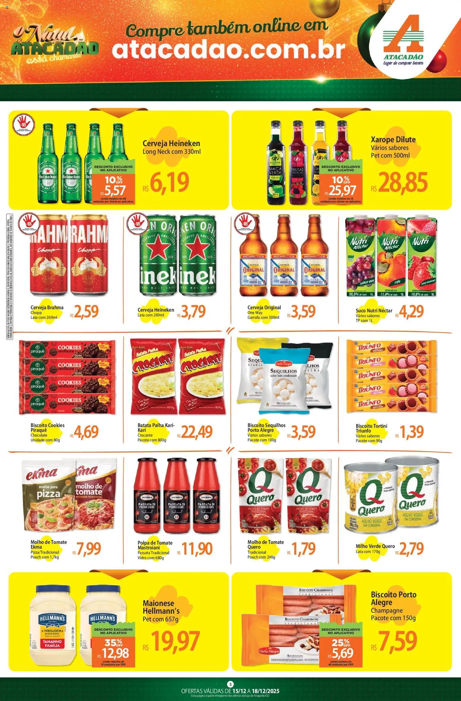 Atacadão folheto a partir de 15/12/2025 Ofertas - GO (2025-12-15 - 2025-12-18)
