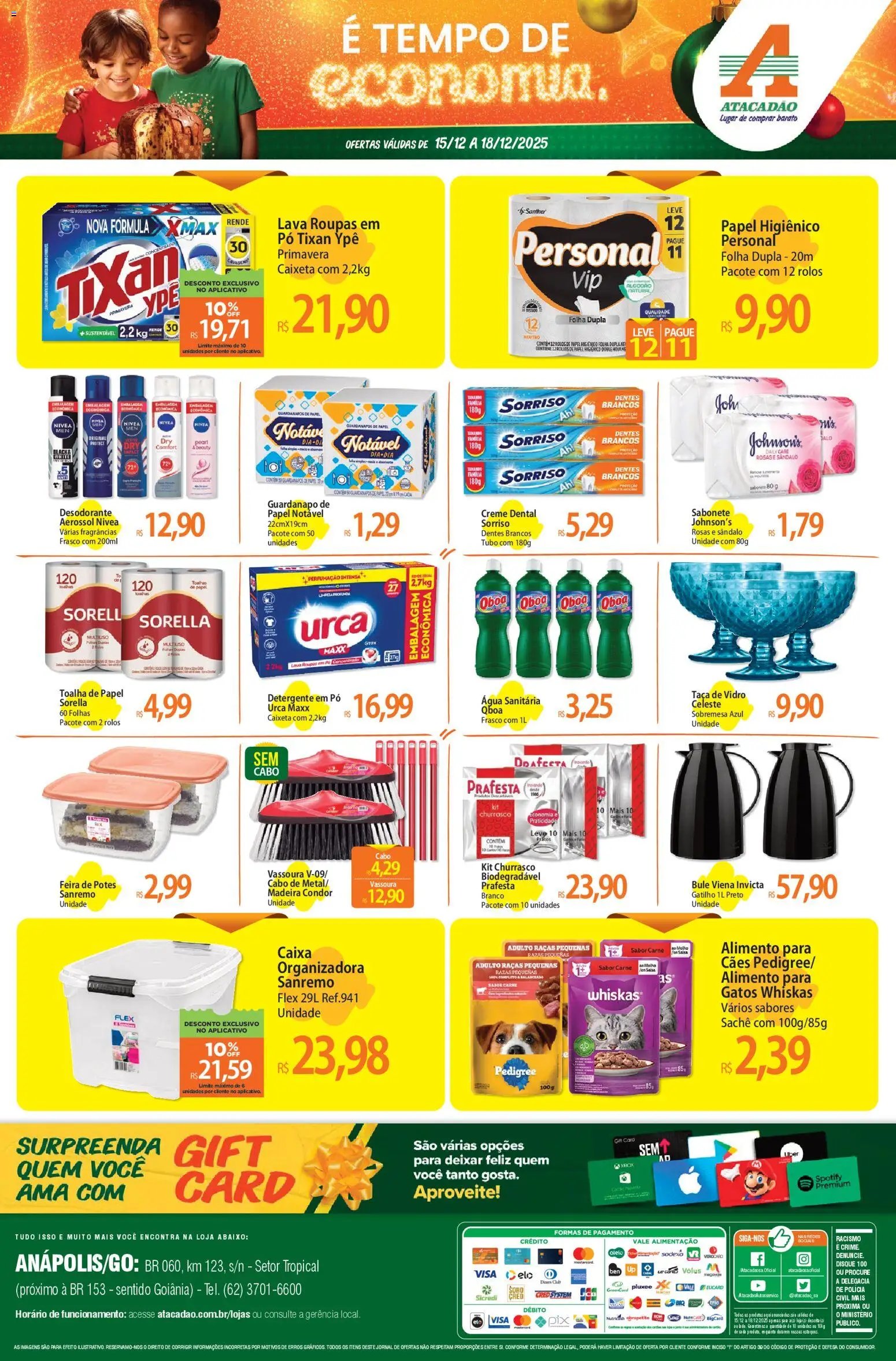 Atacadão folheto a partir de 15/12/2025 Ofertas - GO (2025-12-15 - 2025-12-18)