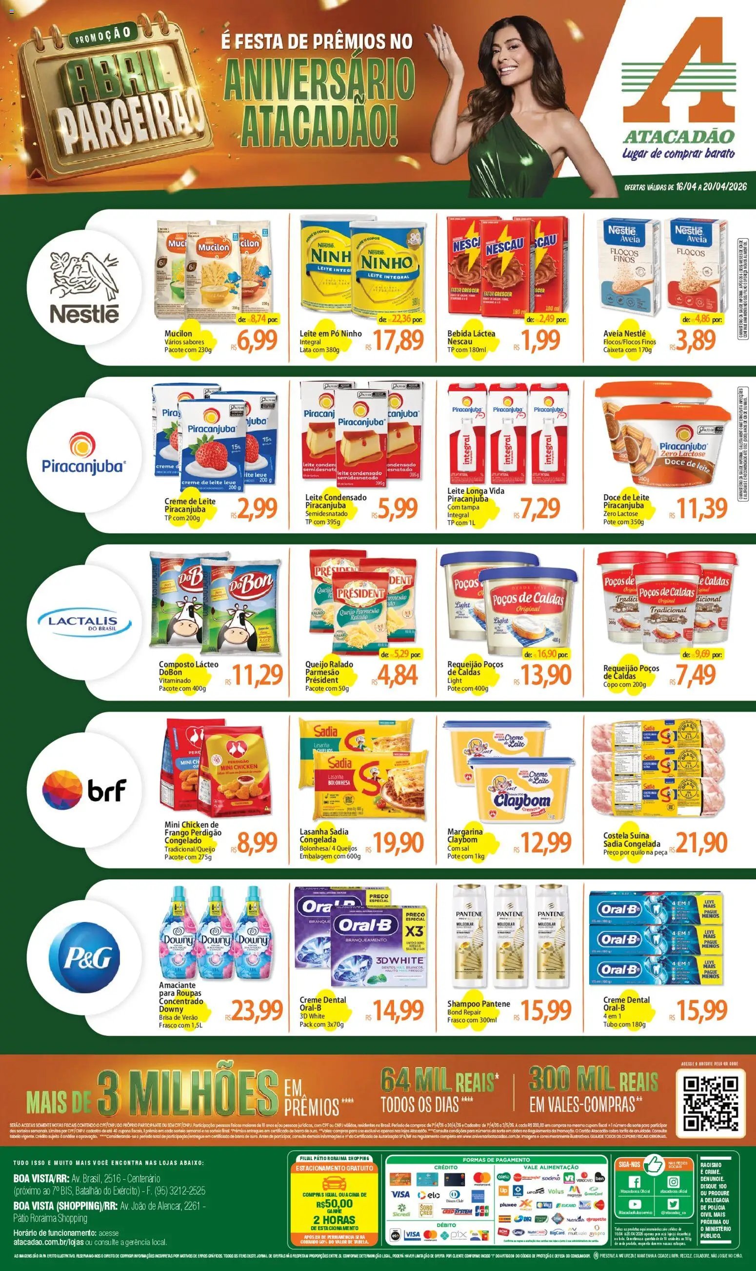 Atacadão folheto a partir de 16/04/2026 Atacadão ofertas - RR (2026-04-16 - 2026-04-20)