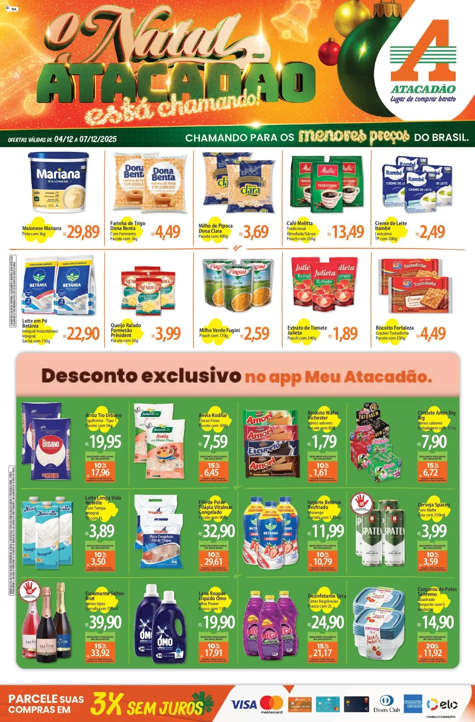 Atacadão folheto a partir de 04/12/2025 Ofertas - MA (2025-12-04 - 2025-12-07)