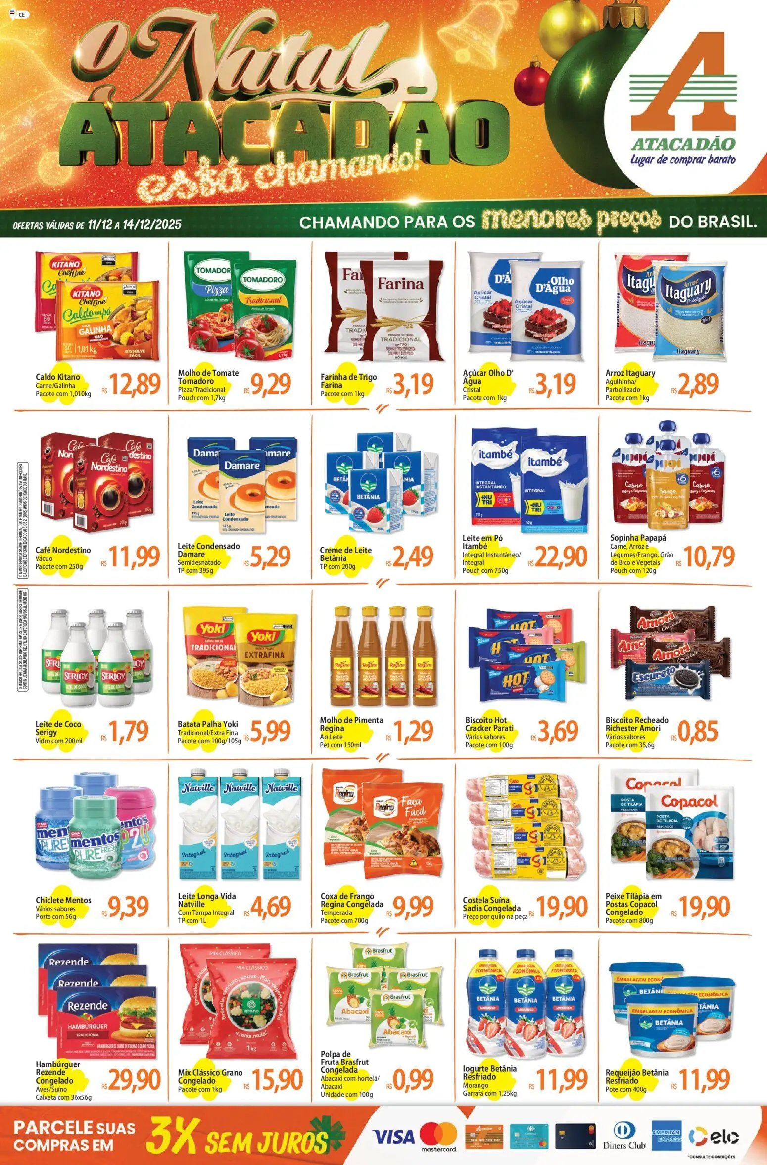Atacadão folheto a partir de 11/12/2025 Ofertas - CE (2025-12-11 - 2025-12-14)