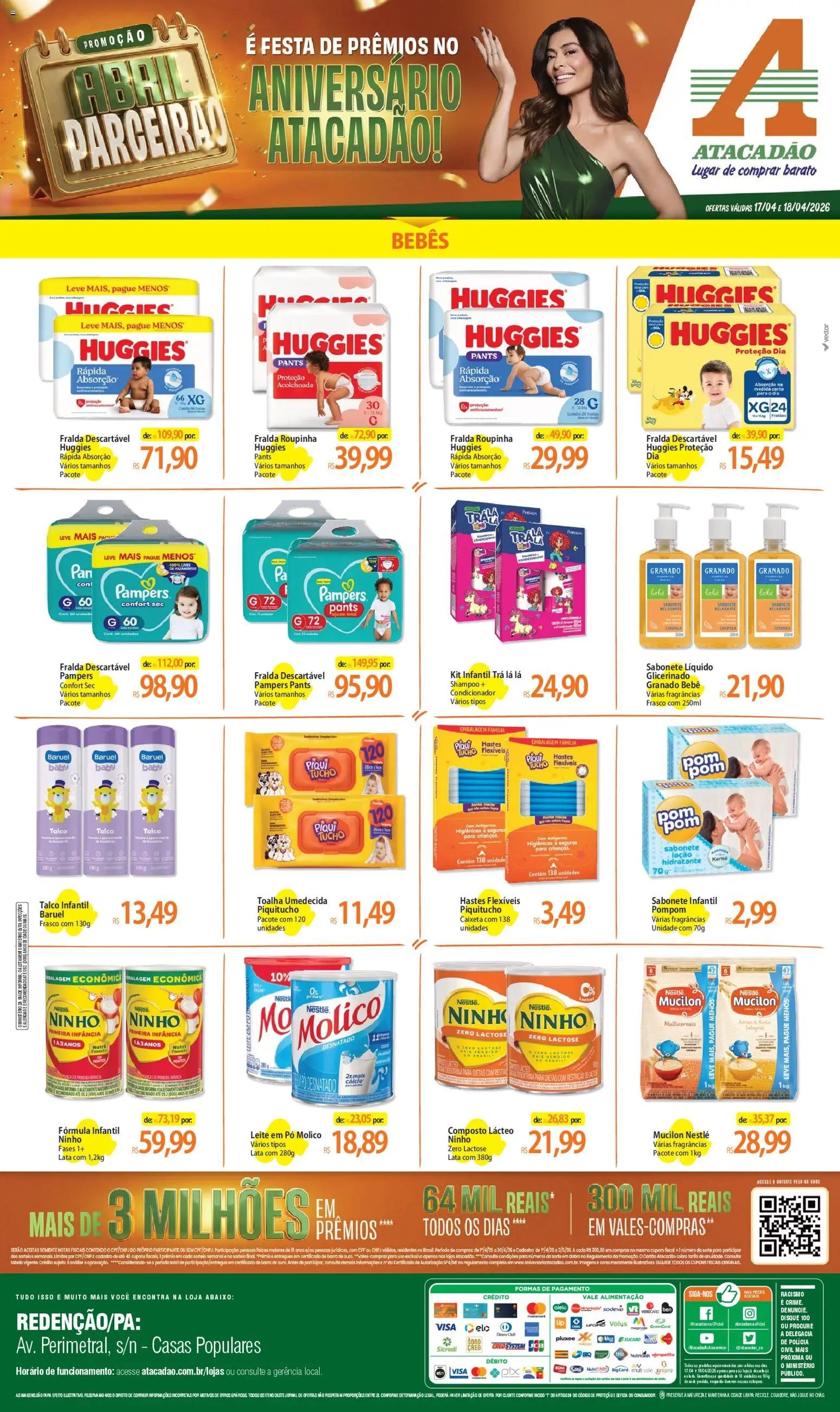 Atacadão folheto a partir de 17/04/2026 Atacadão ofertas - PA (2026-04-17 - 2026-04-18)