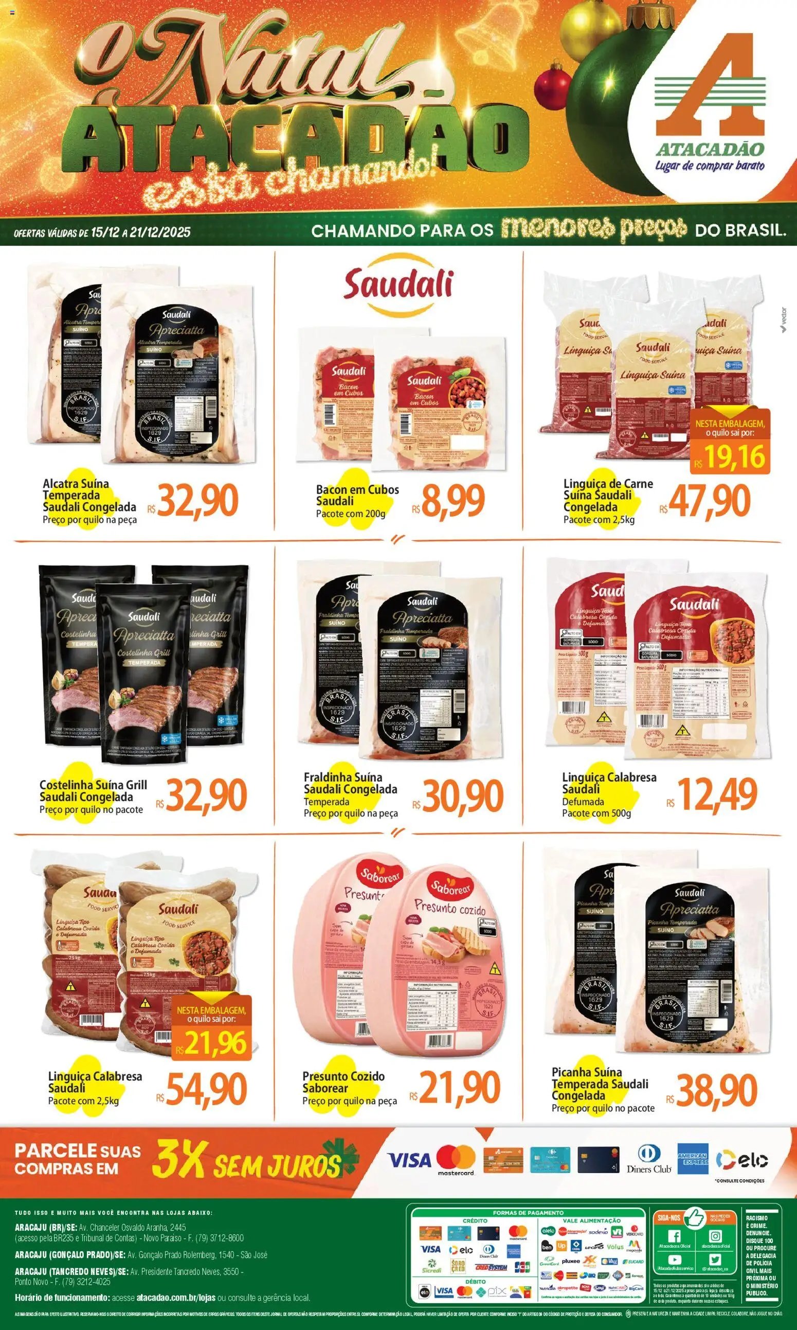 Atacadão folheto a partir de 15/12/2025 Ofertas - SE (2025-12-15 - 2025-12-21)