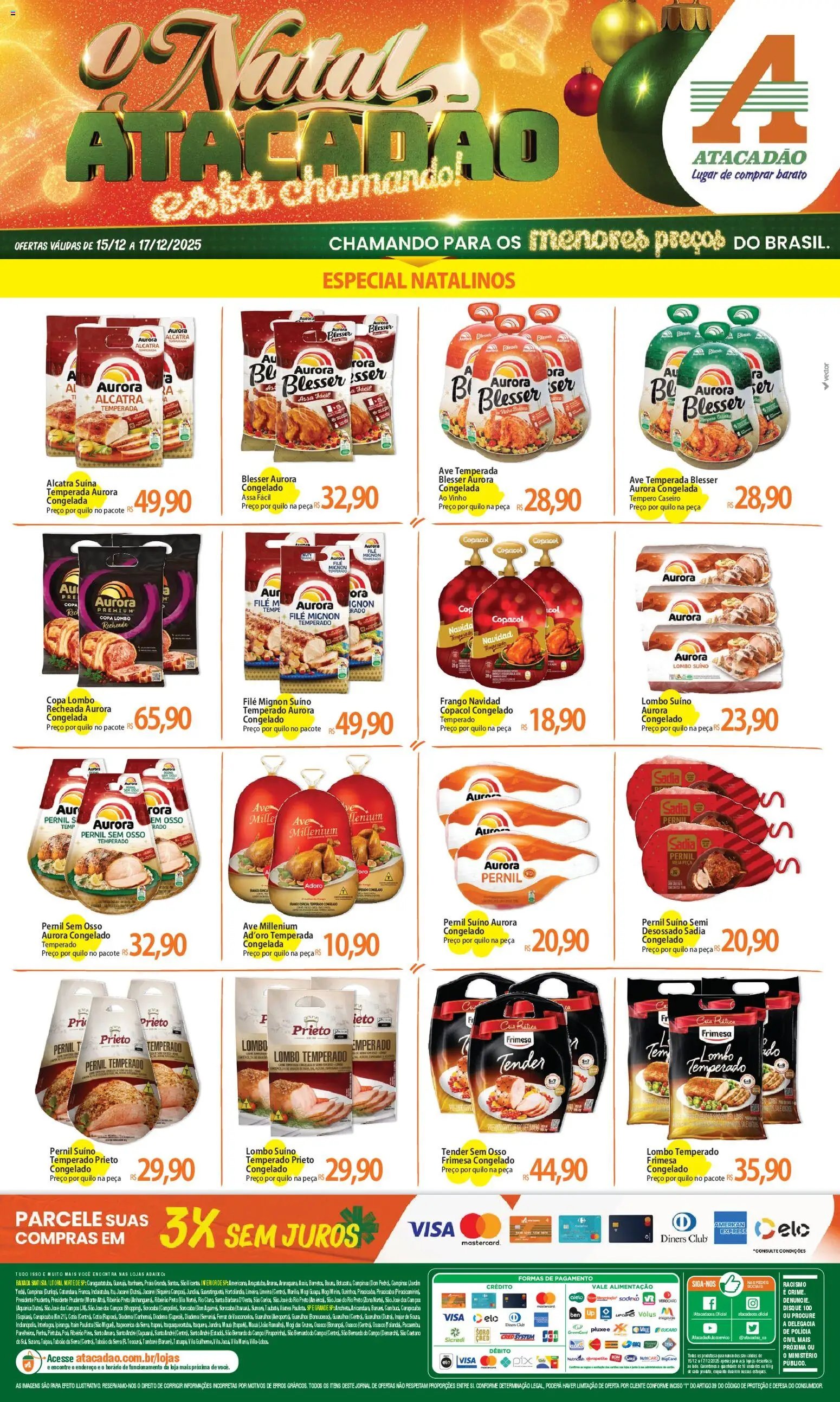Atacadão folheto a partir de 15/12/2025 Ofertas - SP (2025-12-15 - 2025-12-17)