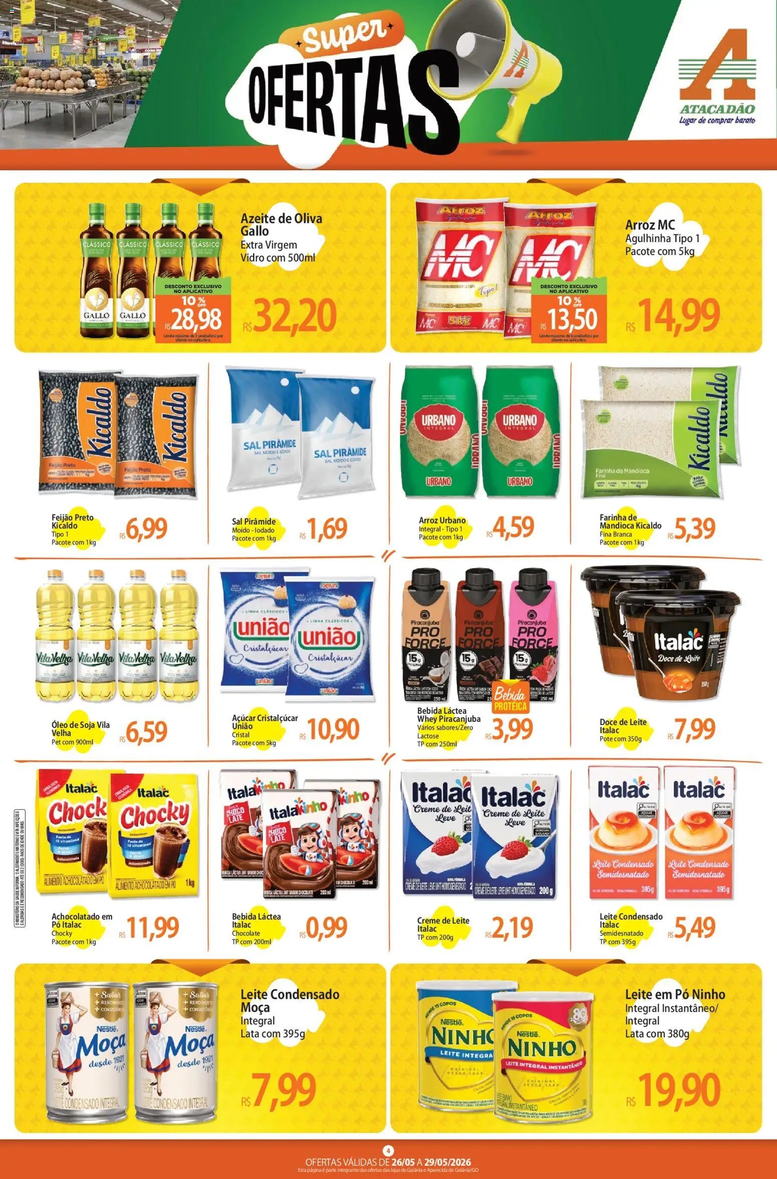 Atacadão folheto a partir de 26/05/2026 Atacadão ofertas - GO (2026-05-26 - 2026-05-29)