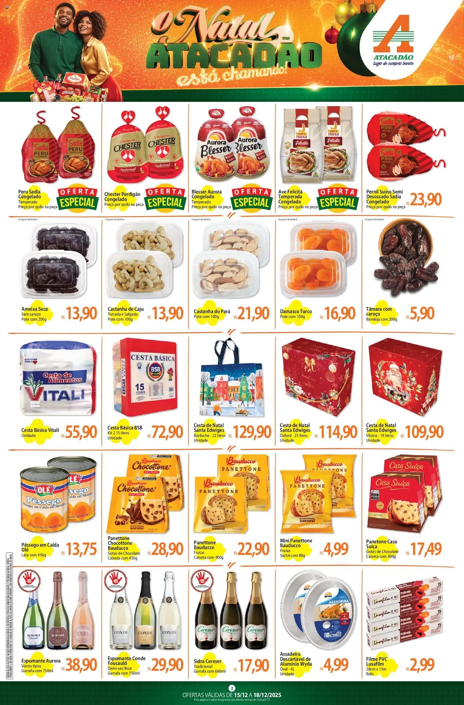 Atacadão folheto a partir de 15/12/2025 Ofertas - TO (2025-12-15 - 2025-12-18)