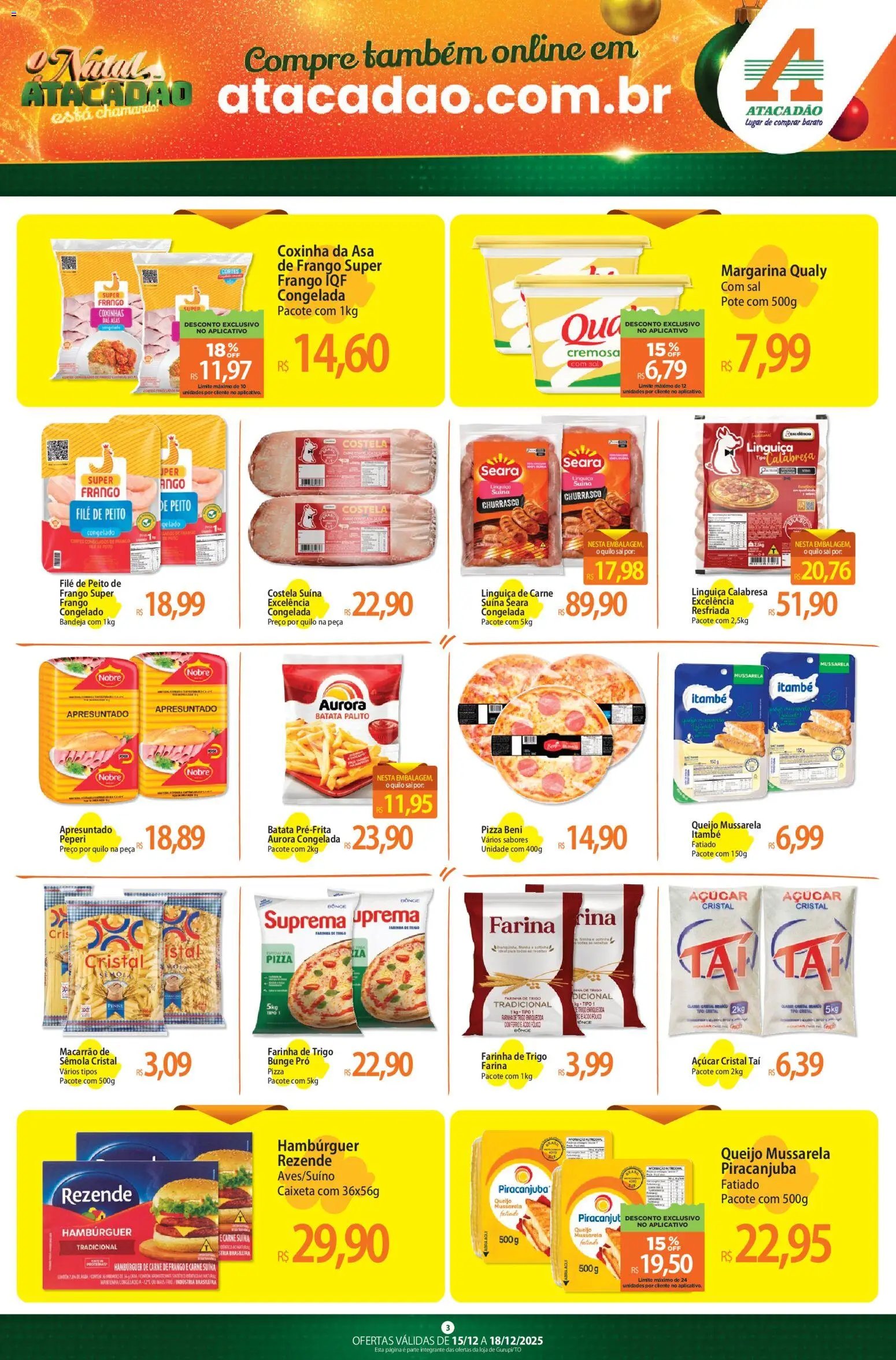 Atacadão folheto a partir de 15/12/2025 Ofertas - TO (2025-12-15 - 2025-12-18)