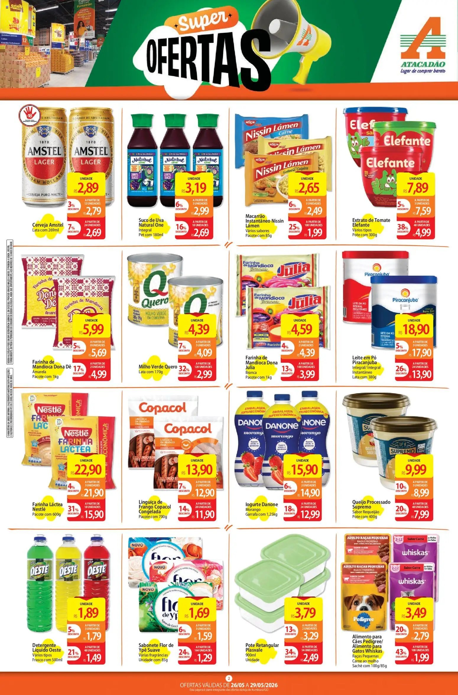Atacadão folheto a partir de 26/05/2026 Atacadão ofertas - GO (2026-05-26 - 2026-05-29)