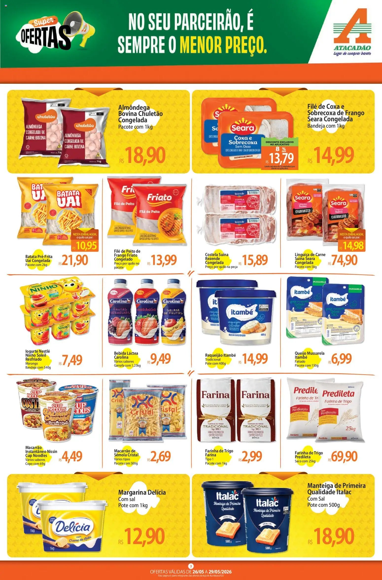 Atacadão folheto a partir de 26/05/2026 Atacadão ofertas - GO (2026-05-26 - 2026-05-29)