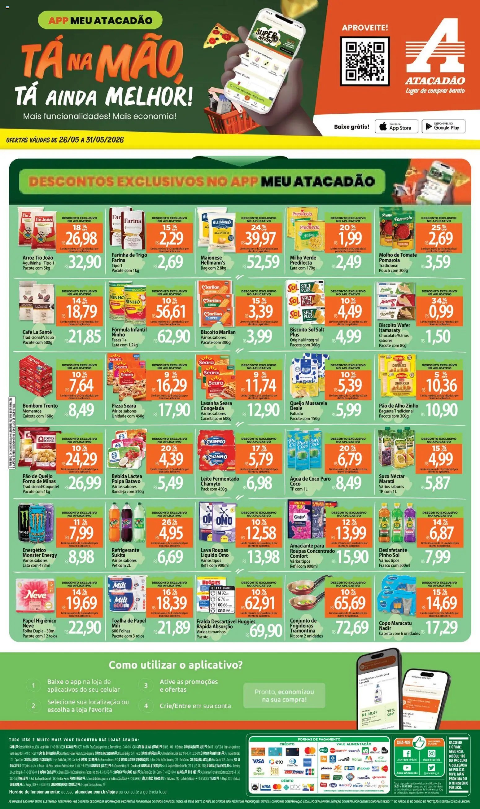 Atacadão folheto a partir de 26/05/2026 Atacadão ofertas - PR (2026-05-26 - 2026-05-31)
