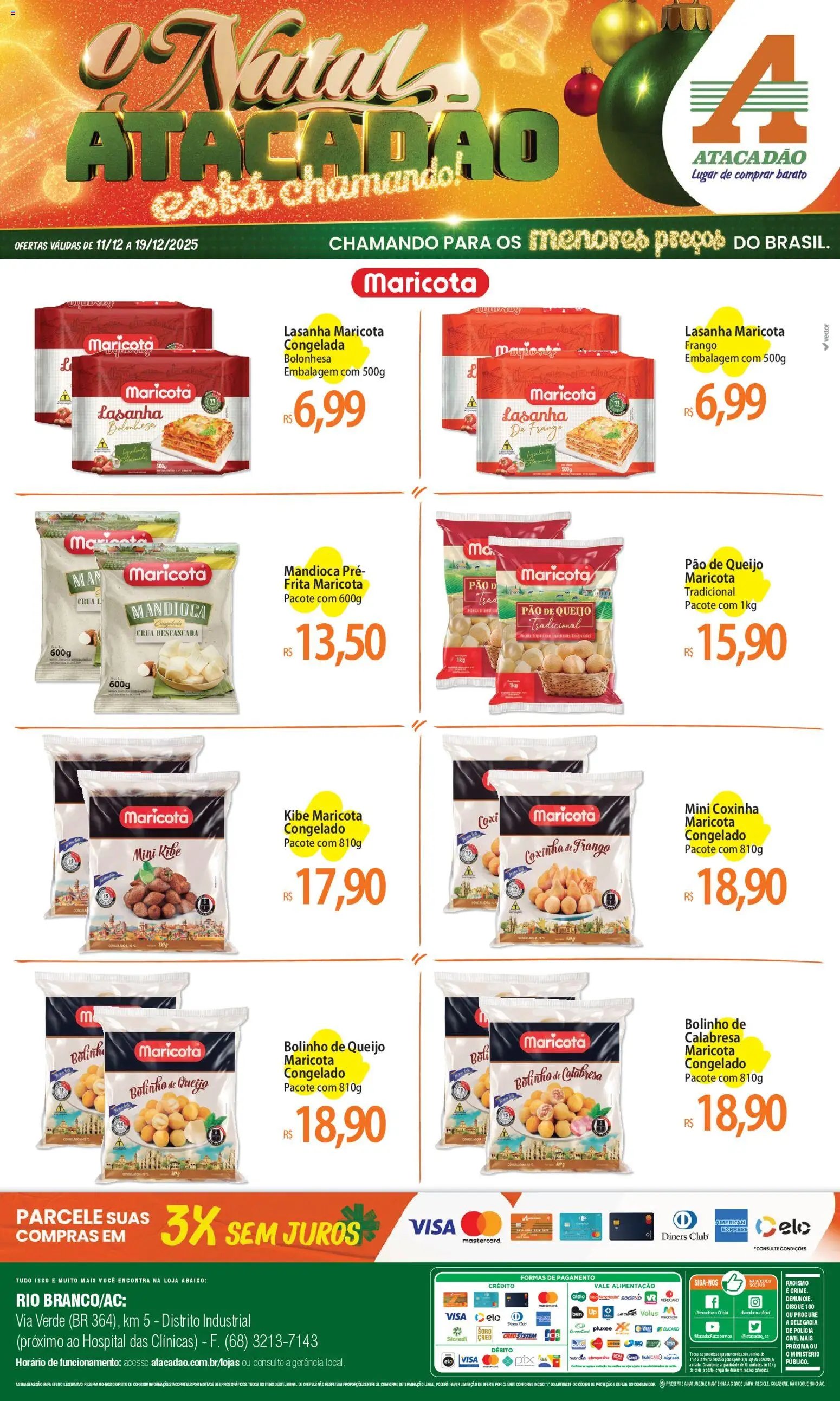 Atacadão folheto a partir de 11/12/2025 Ofertas - AC (2025-12-11 - 2025-12-19)