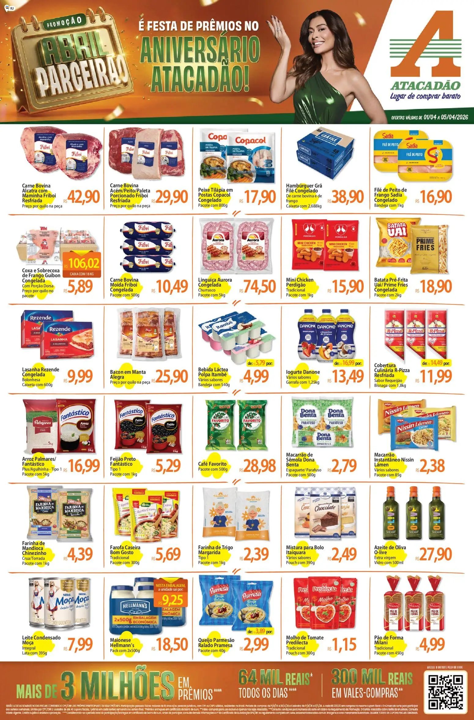 Atacadão folheto a partir de 01/04/2026 Atacadão ofertas - RJ (2026-04-01 - 2026-04-05)