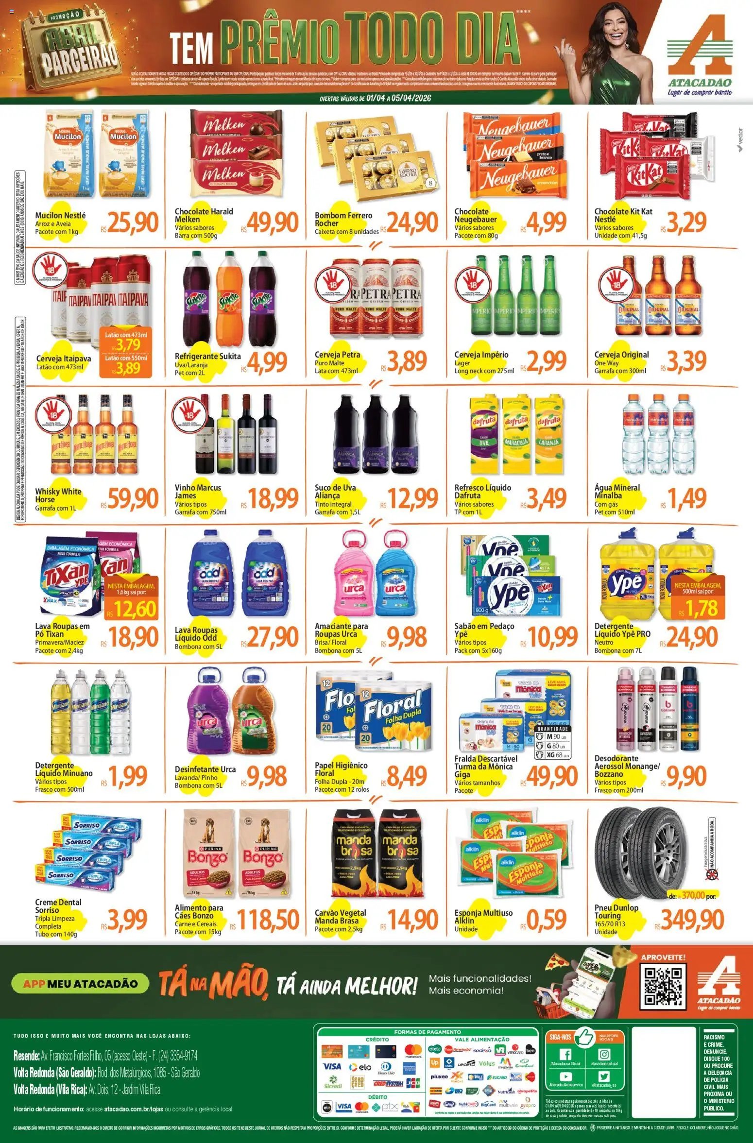 Atacadão folheto a partir de 01/04/2026 Atacadão ofertas - RJ (2026-04-01 - 2026-04-05)