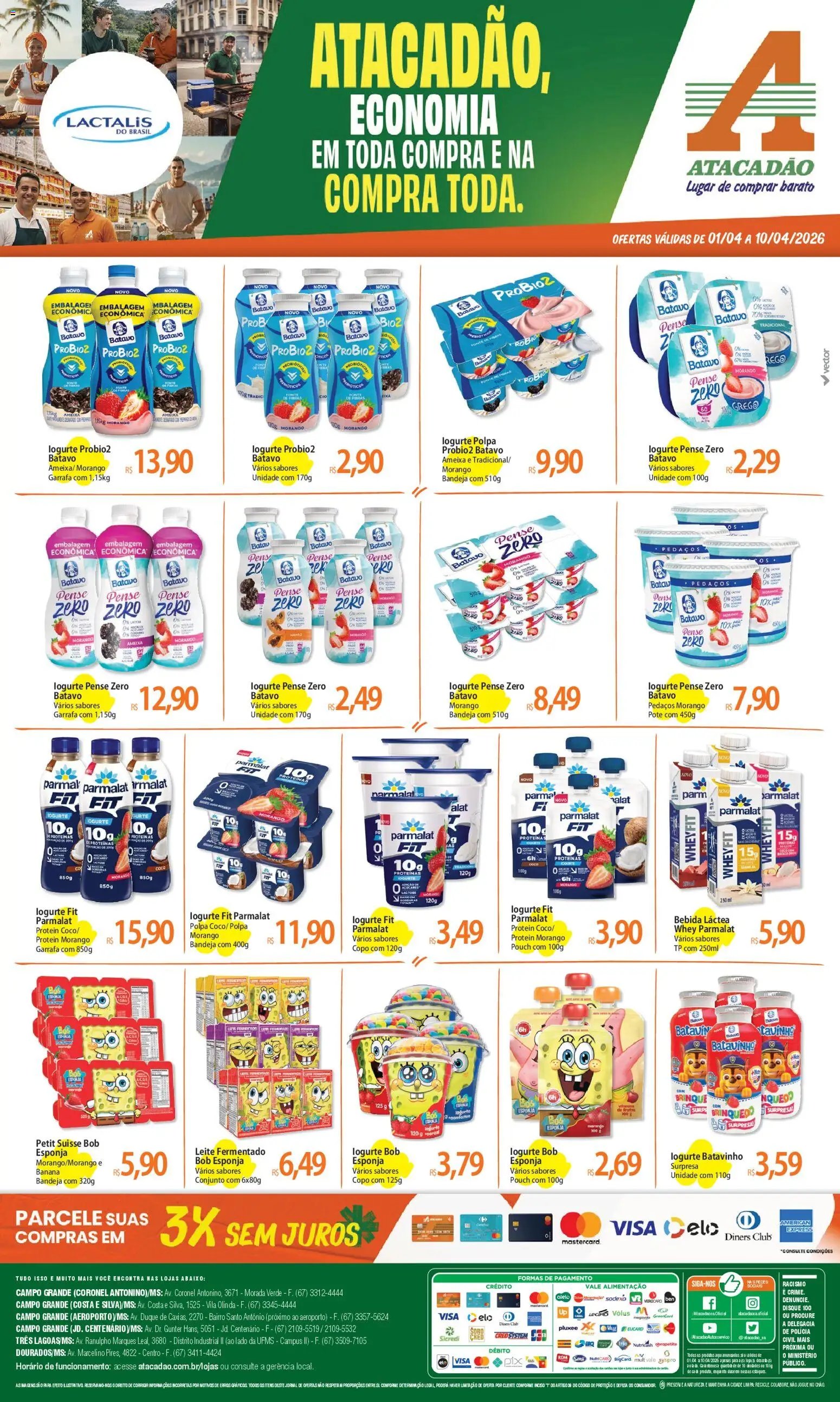 Atacadão folheto a partir de 01/04/2026 Atacadão ofertas - MS (2026-04-01 - 2026-04-10)