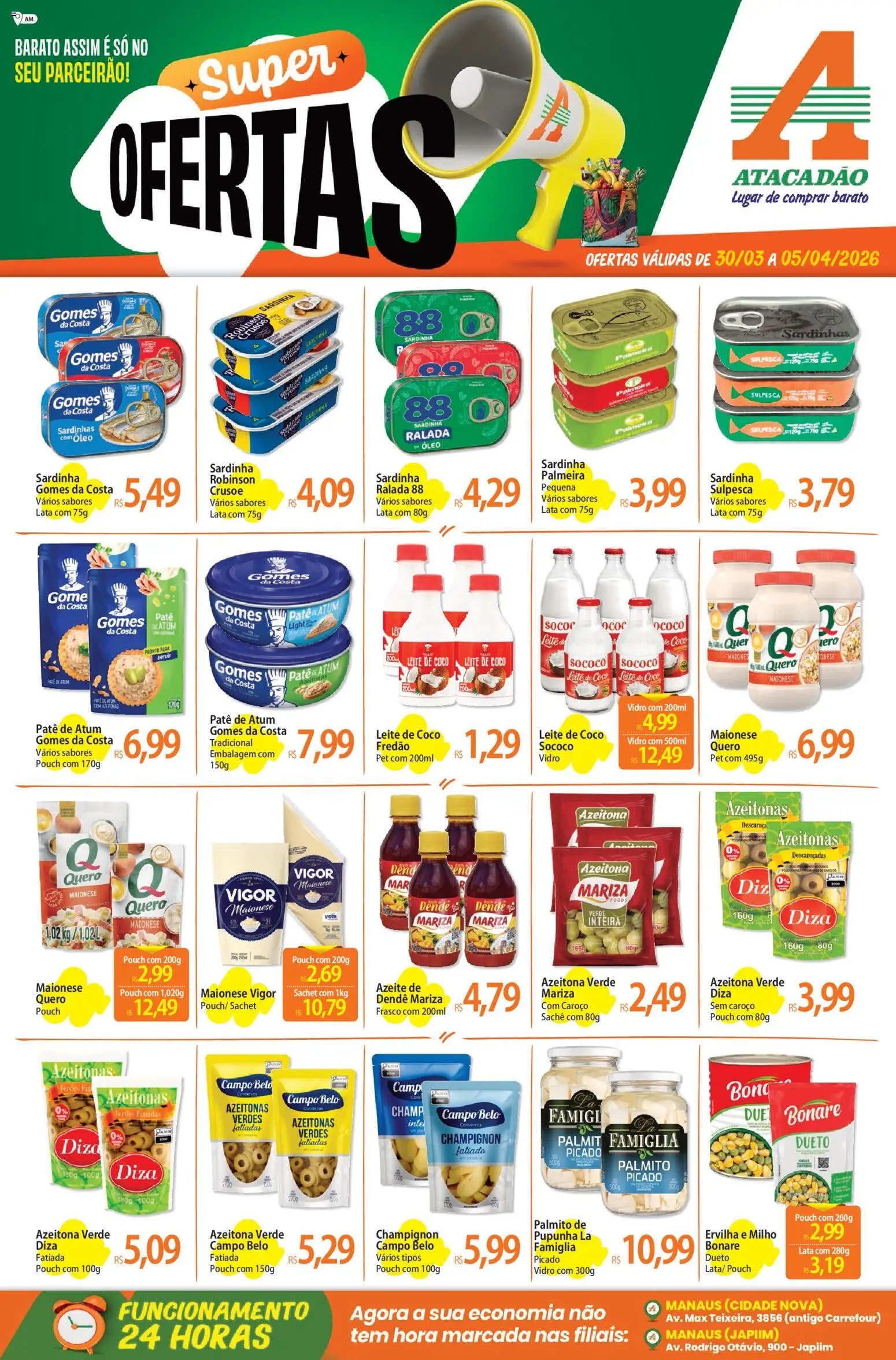 Atacadão folheto a partir de 30/03/2026 Atacadão ofertas - AM (2026-03-30 - 2026-04-05)