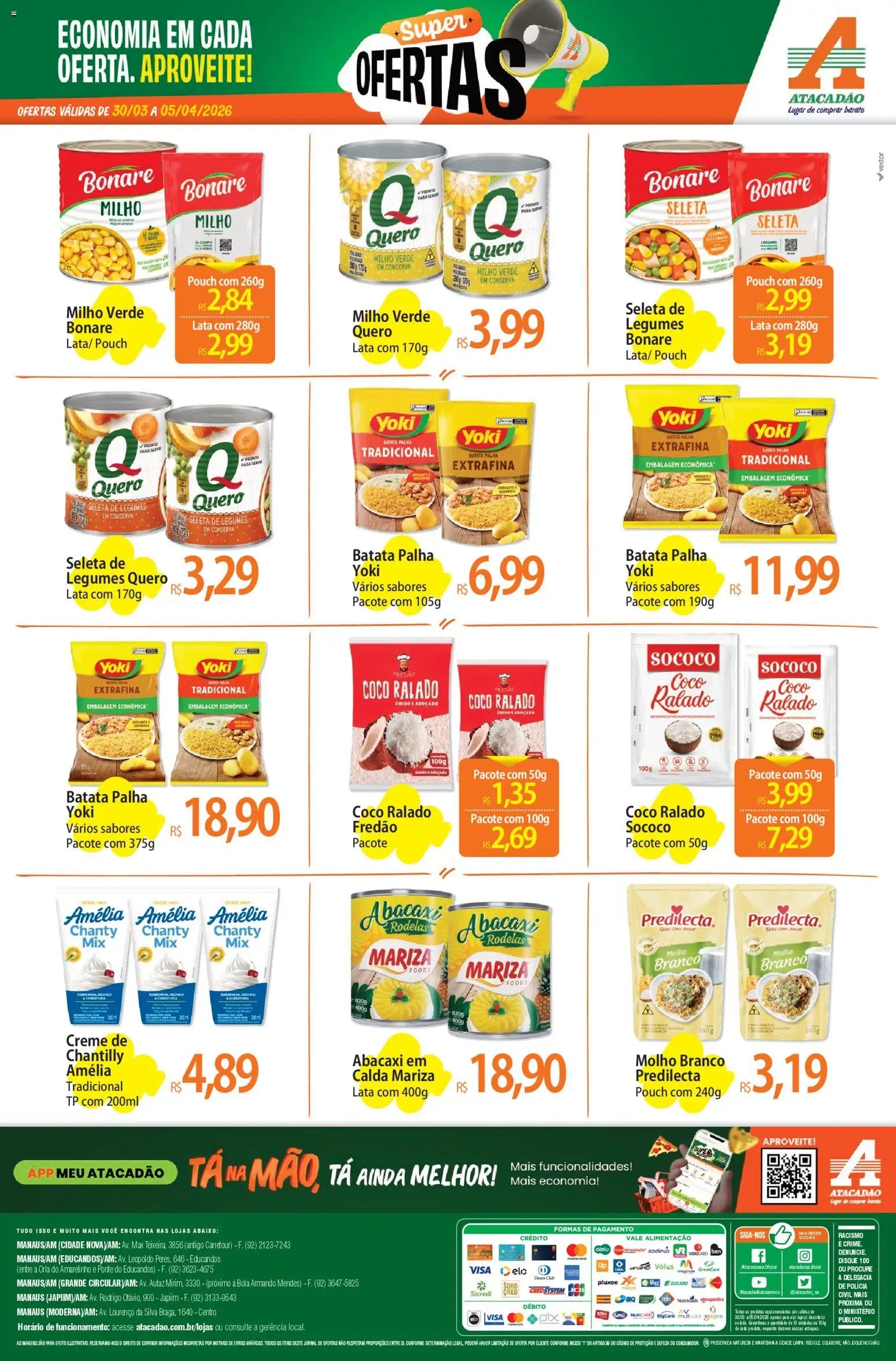 Atacadão folheto a partir de 30/03/2026 Atacadão ofertas - AM (2026-03-30 - 2026-04-05)