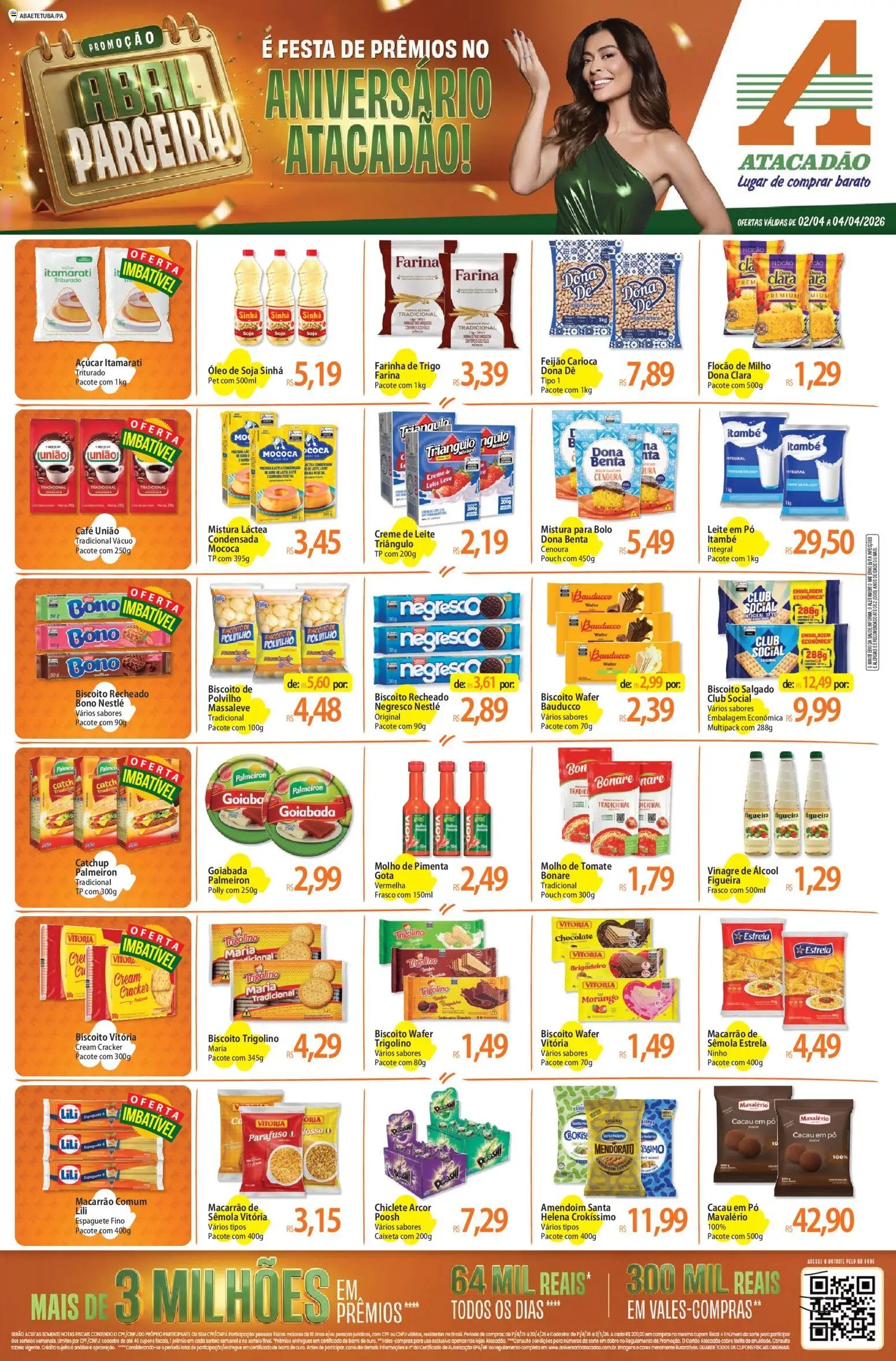 Atacadão folheto a partir de 02/04/2026 Atacadão ofertas - PA (2026-04-02 - 2026-04-04)