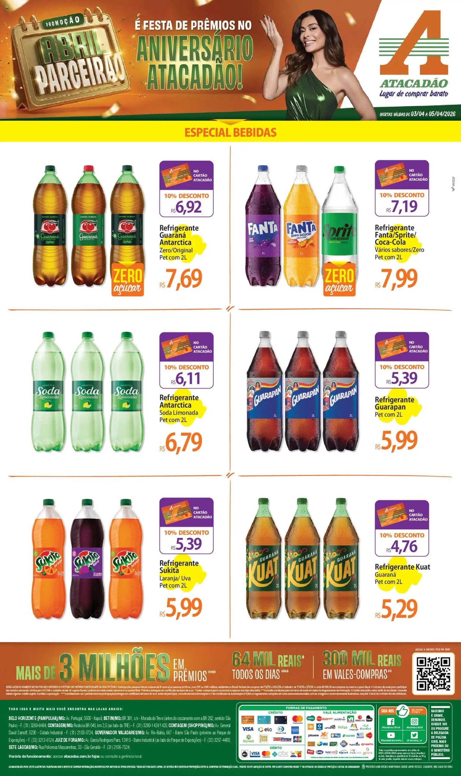 Atacadão folheto a partir de 03/04/2026 Atacadão ofertas - MG (2026-04-03 - 2026-04-05)