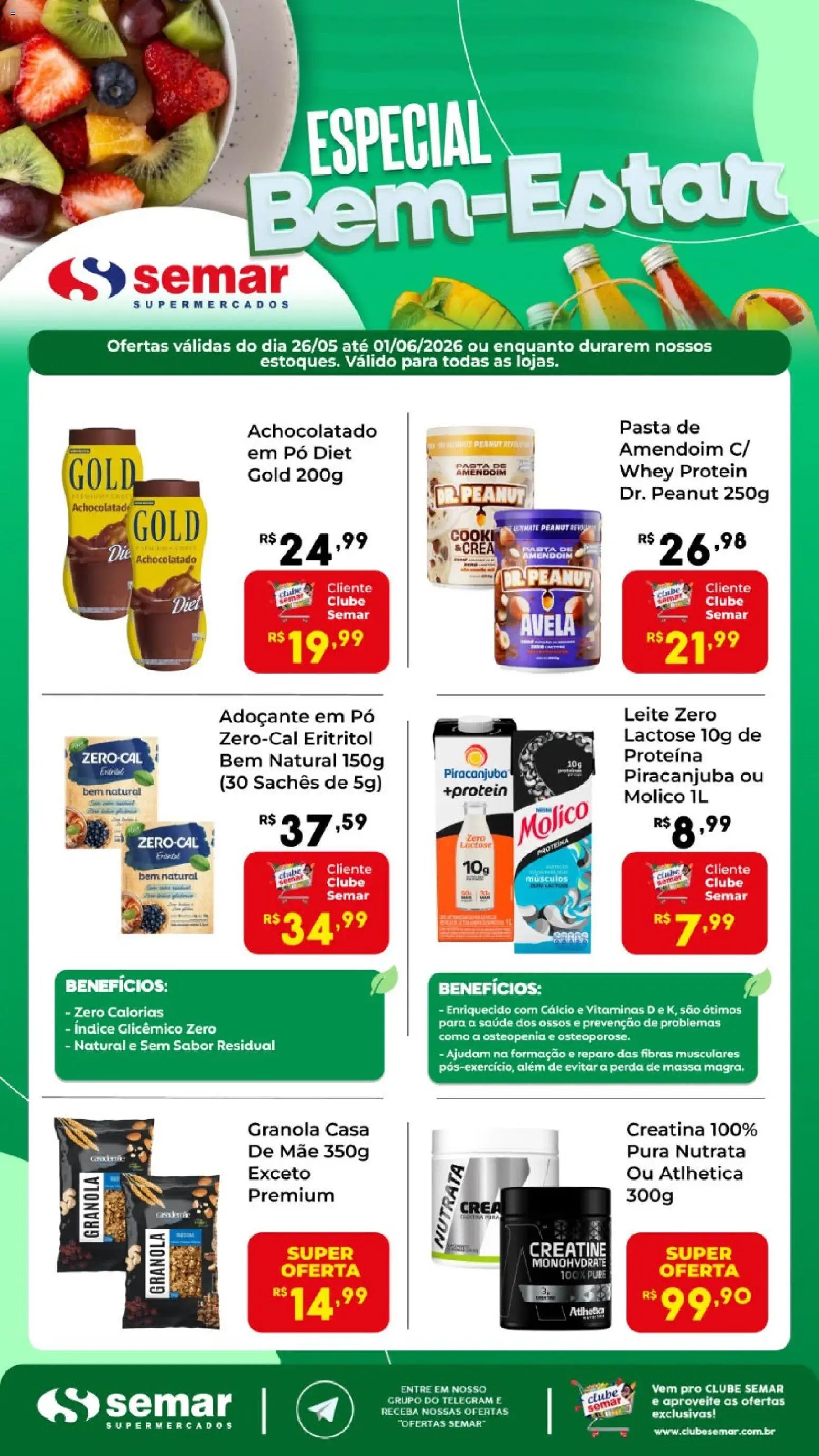 Semar Supermercado folheto a partir de 26/05/2026 Semar Supermercado ofertas Bem-Estar (2026-05-26 - 2026-06-01)