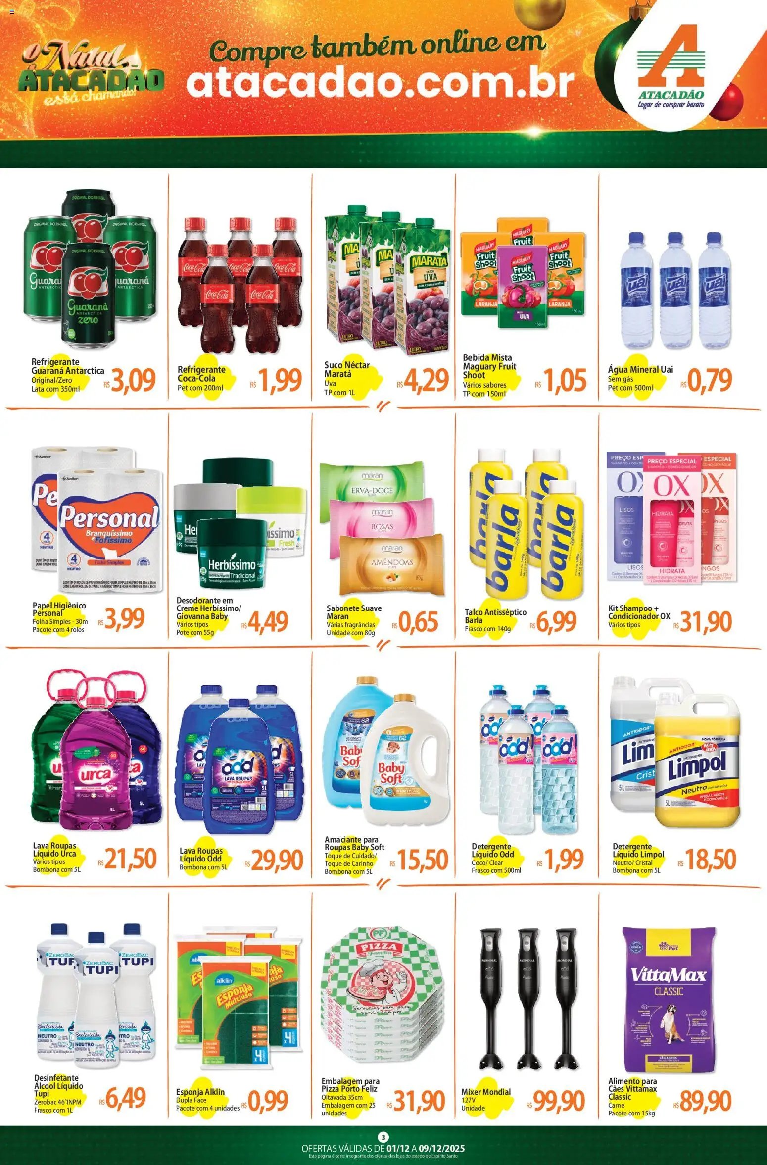 Atacadão folheto a partir de 01/12/2025 Ofertas - ES (2025-12-01 - 2025-12-09)