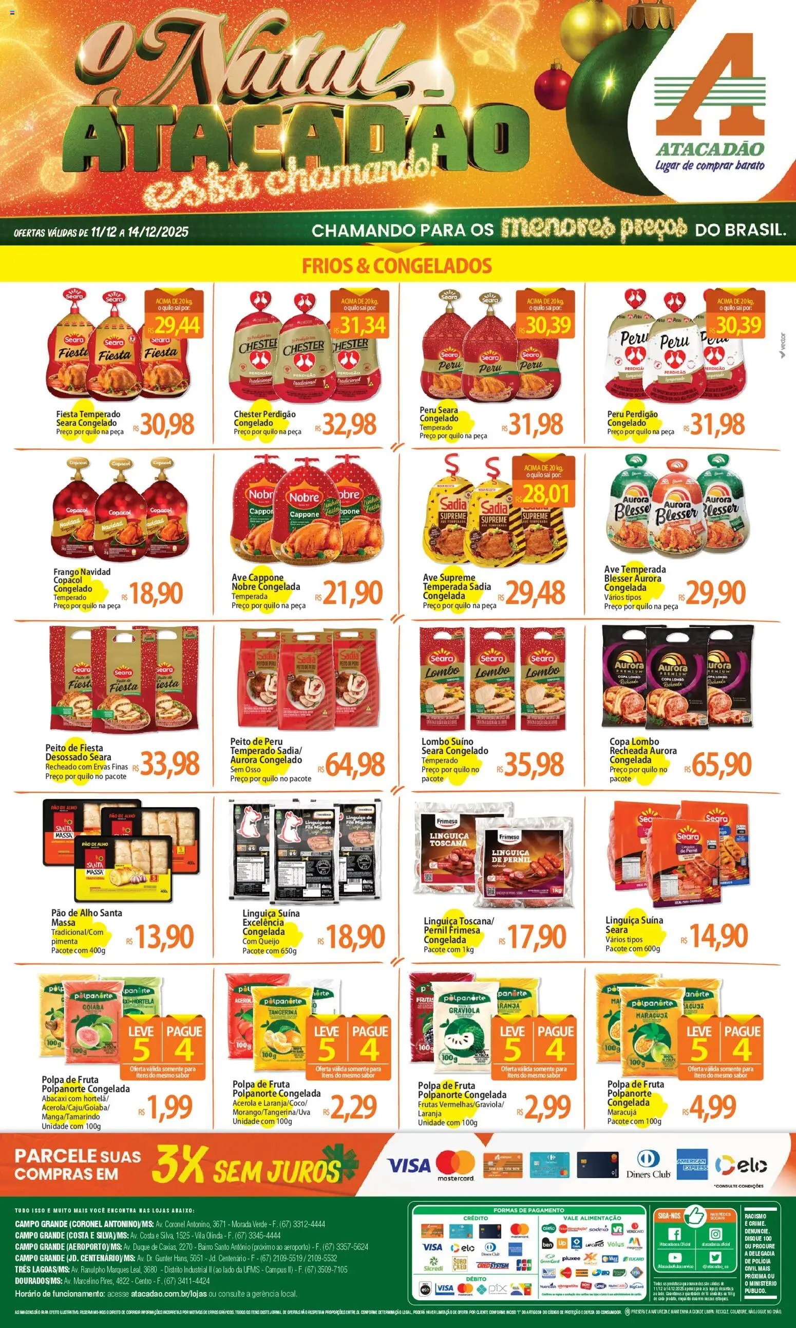 Atacadão folheto a partir de 11/12/2025 Ofertas - MS (2025-12-11 - 2025-12-14)