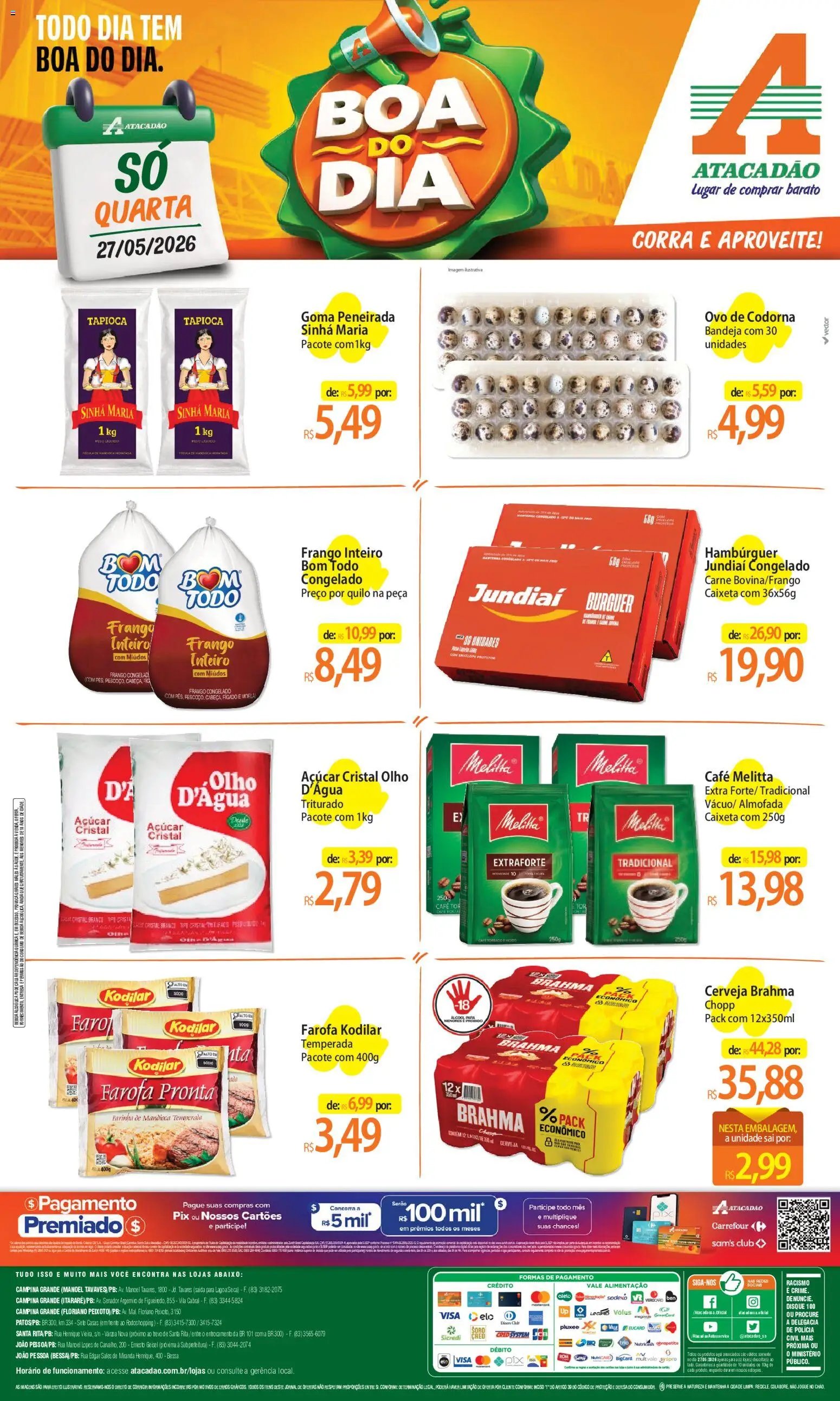 Atacadão folheto a partir de 27/05/2026 Atacadão ofertas - PB (2026-05-27 - 2026-05-27)