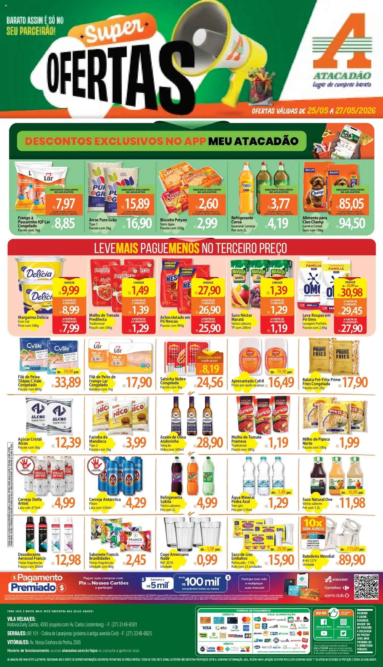 Atacadão folheto a partir de 25/05/2026 Atacadão ofertas - ES (2026-05-25 - 2026-05-27)