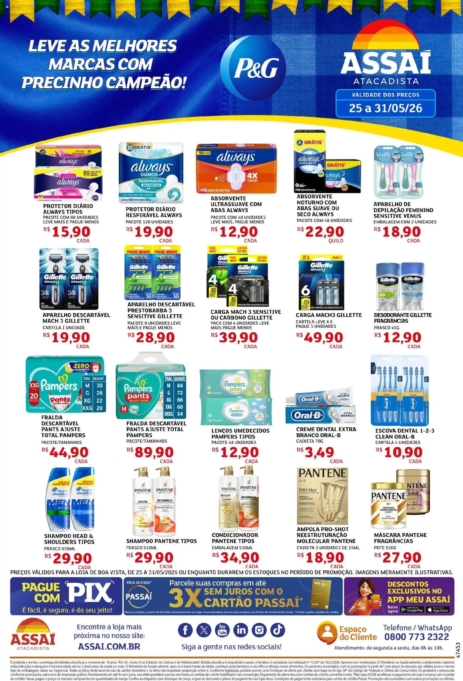 Assaí Atacadista folheto a partir de 25/05/2026 Assaí Atacadista ofertas - RR (2026-05-25 - 2026-05-31)