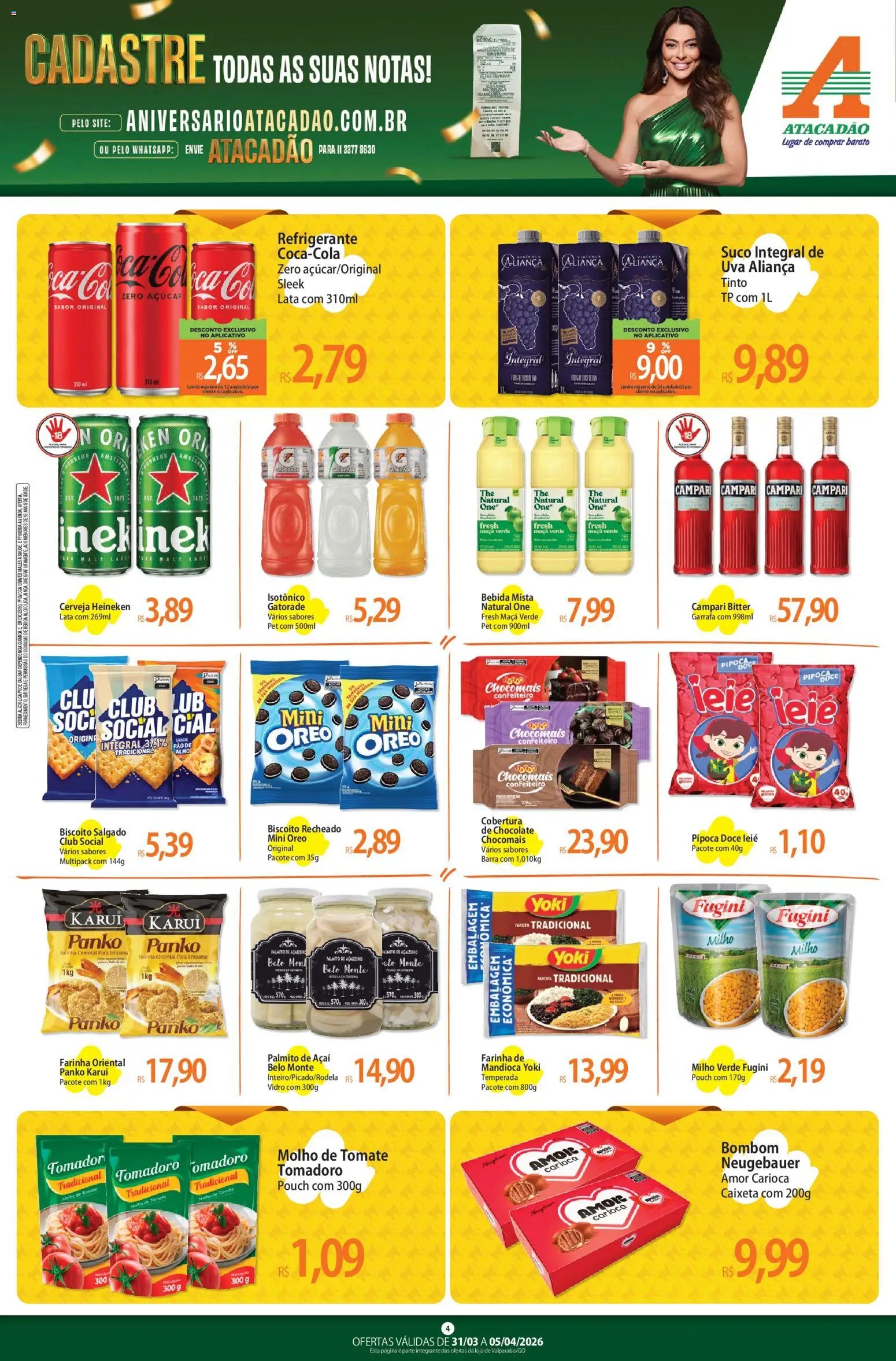 Atacadão folheto a partir de 31/03/2026 Atacadão ofertas - GO (2026-03-31 - 2026-04-05)