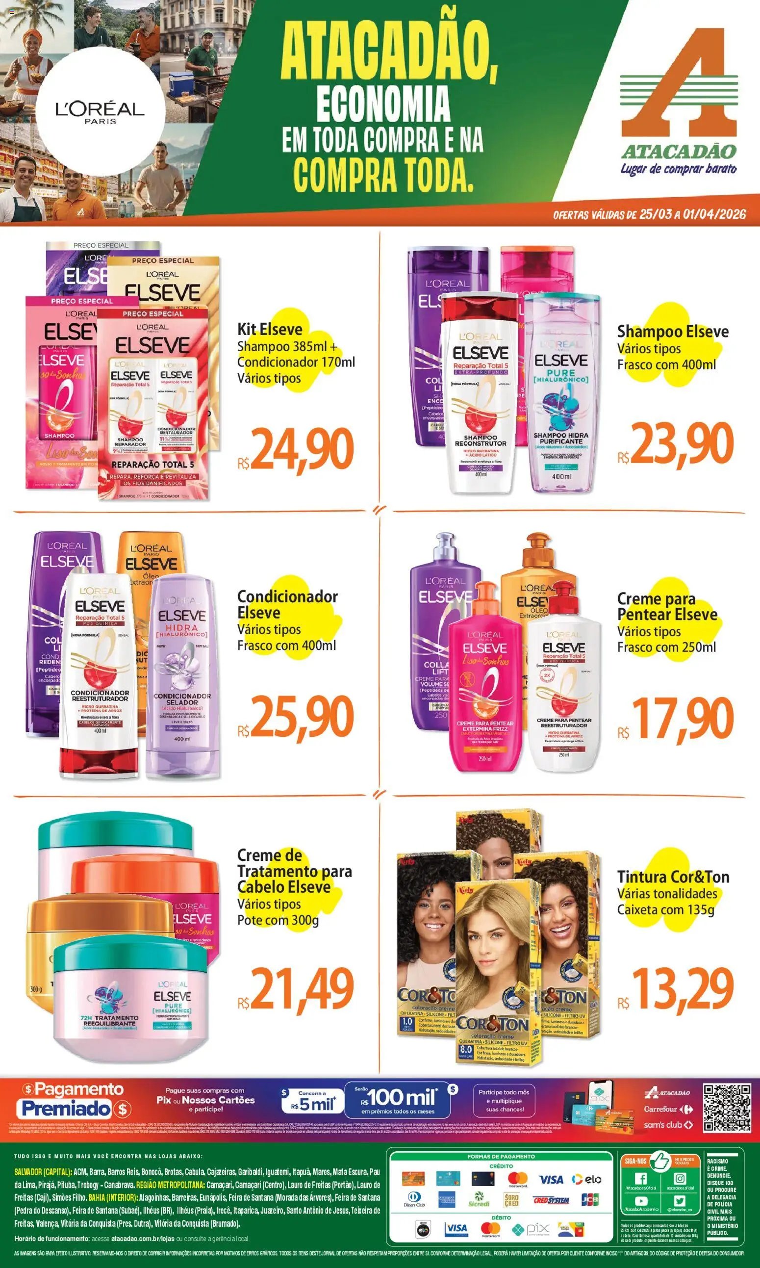 Atacadão folheto a partir de 25/03/2026 Atacadão ofertas - BA (2026-03-25 - 2026-04-01)