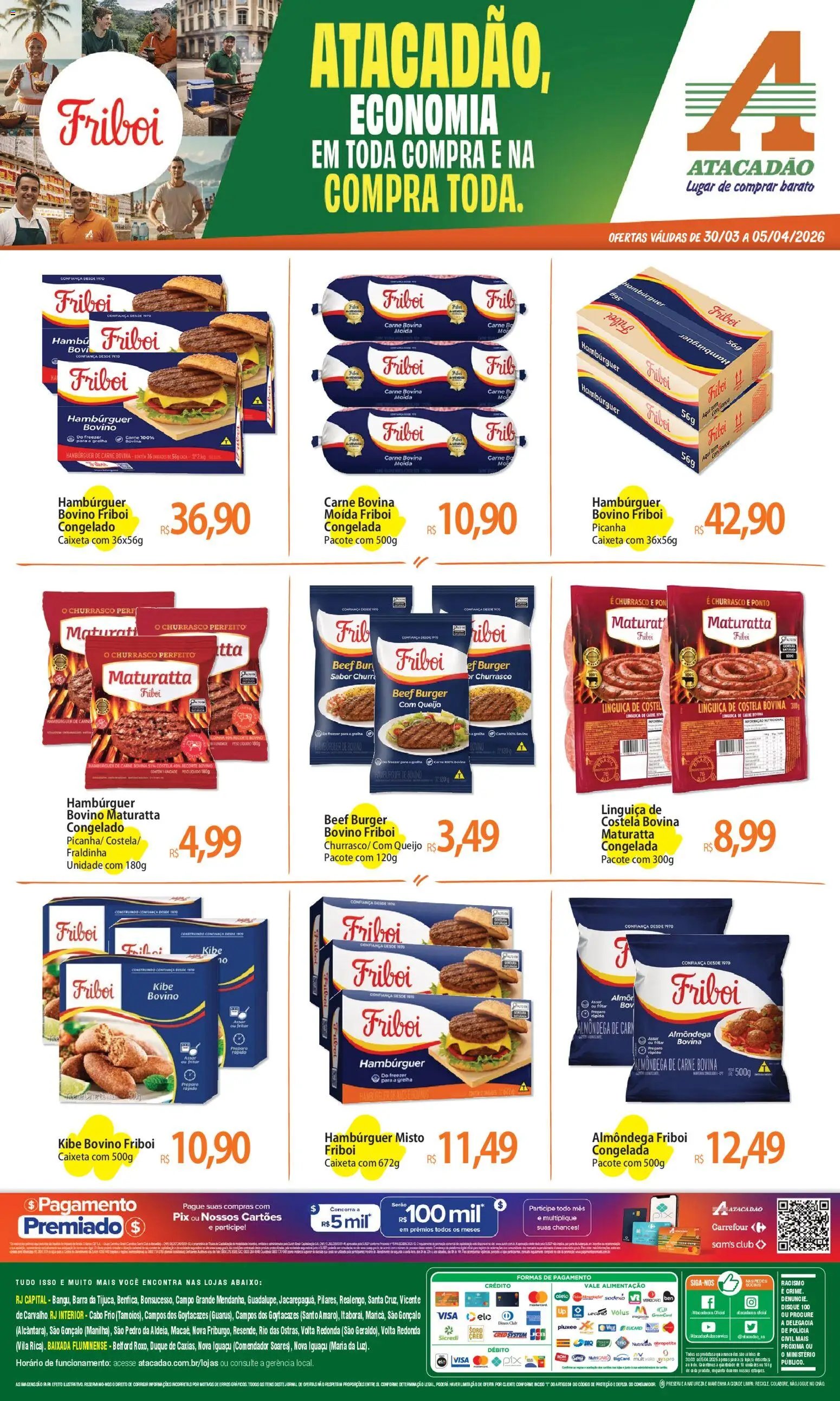 Atacadão folheto a partir de 30/03/2026 Atacadão ofertas - RJ (2026-03-30 - 2026-04-05)