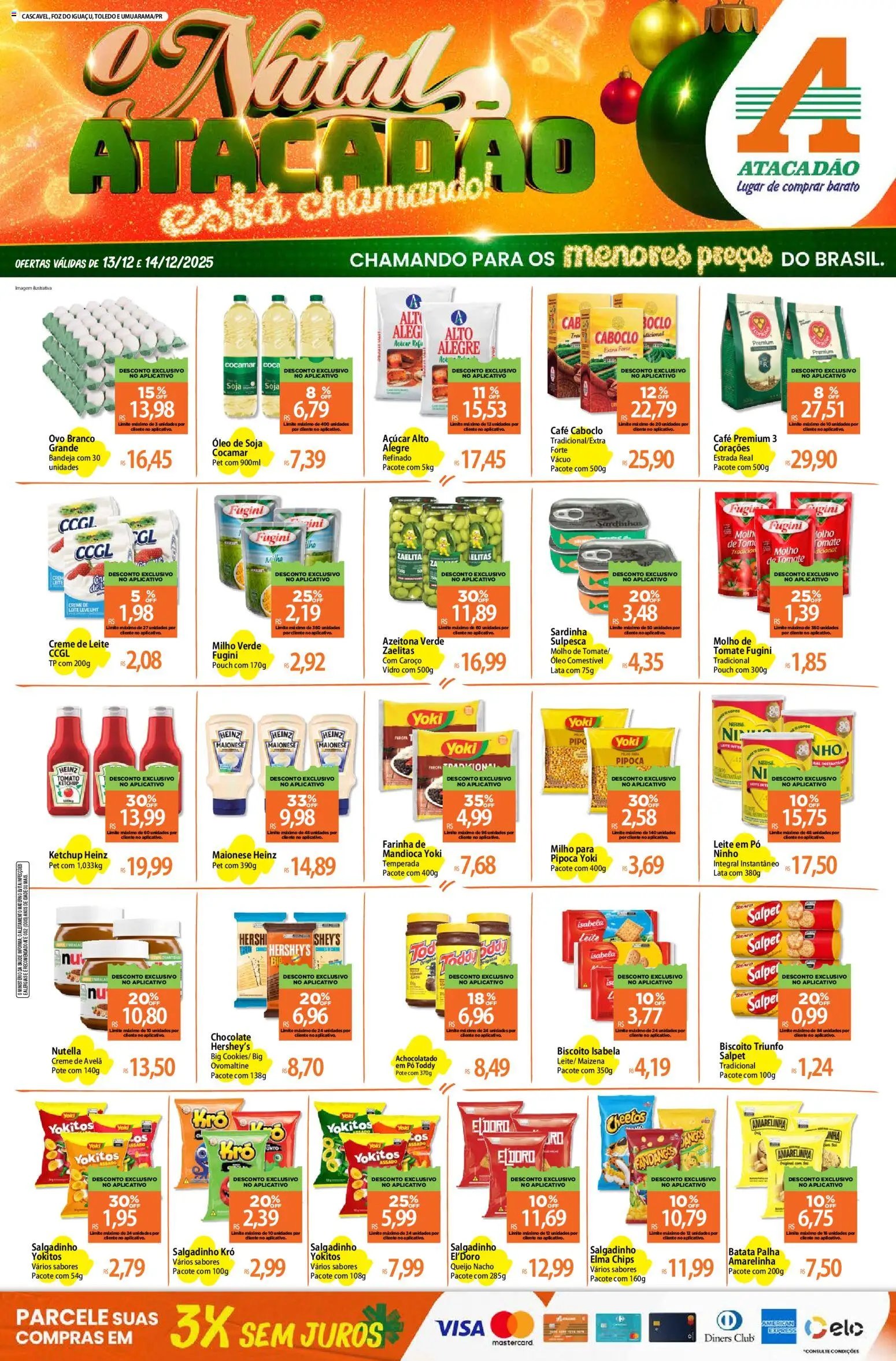 Atacadão folheto a partir de 13/12/2025 Ofertas - PR (2025-12-13 - 2025-12-14)