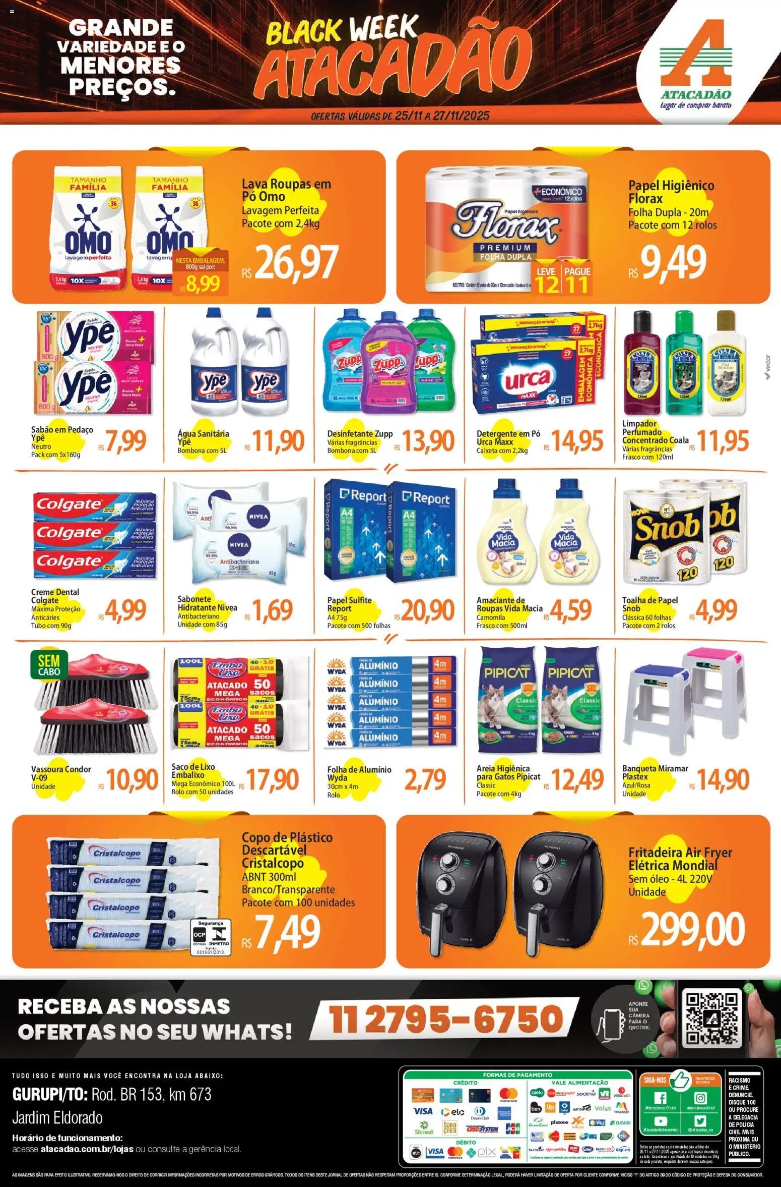 Atacadão folheto a partir de 25/11/2025 Ofertas - TO (2025-11-25 - 2025-11-27)