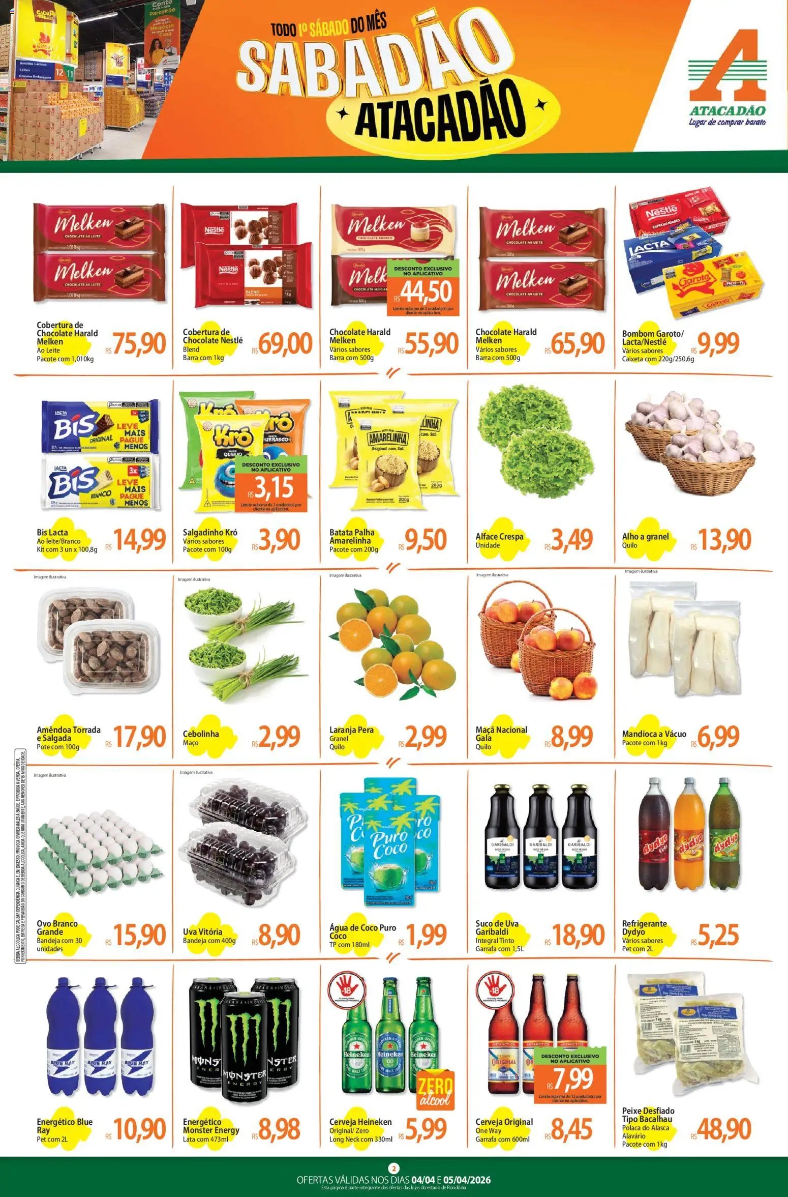 Atacadão folheto a partir de 04/04/2026 Atacadão ofertas - RO (2026-04-04 - 2026-04-05)