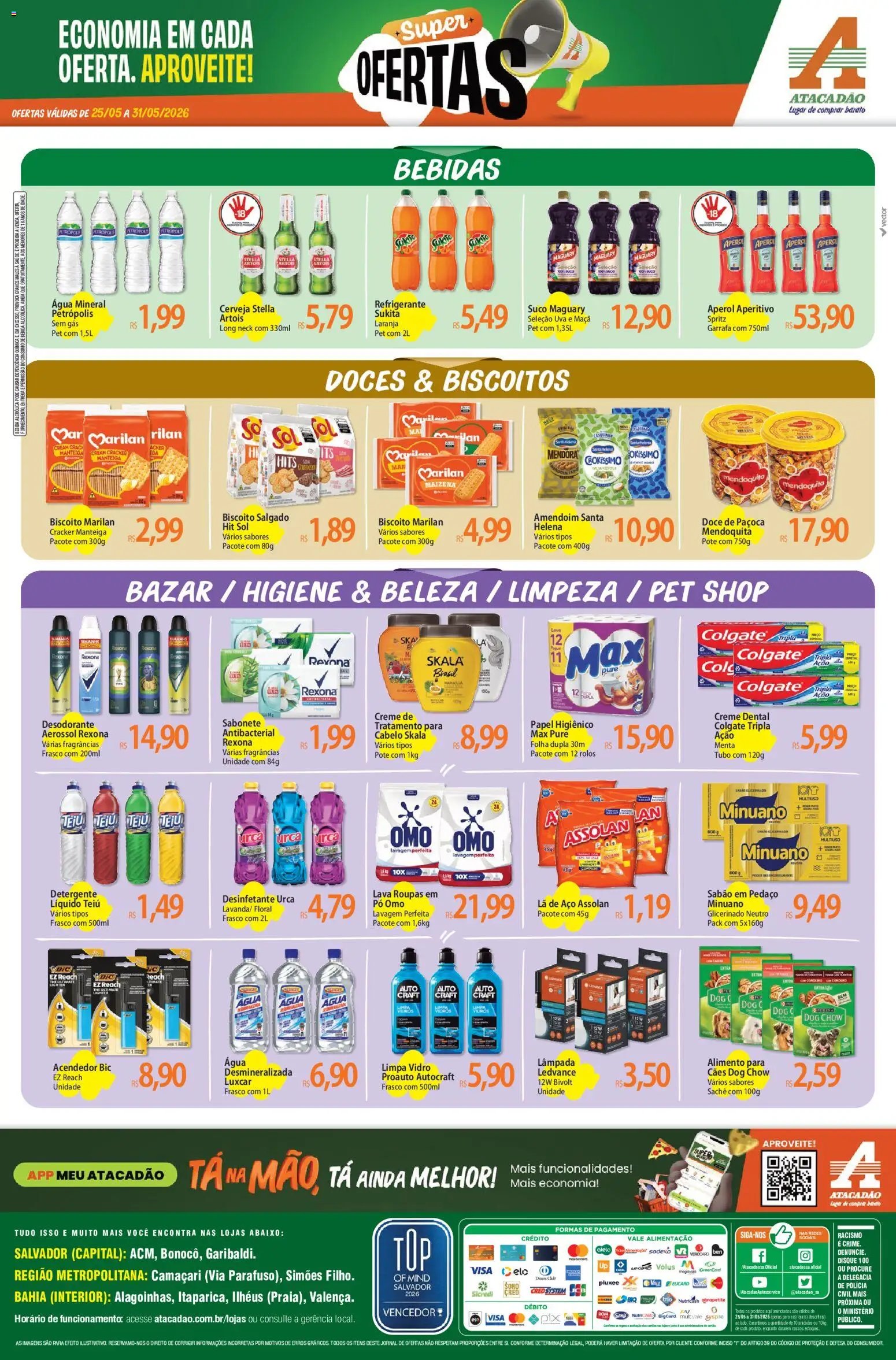 Atacadão folheto a partir de 25/05/2026 Atacadão ofertas - BA (2026-05-25 - 2026-05-31)