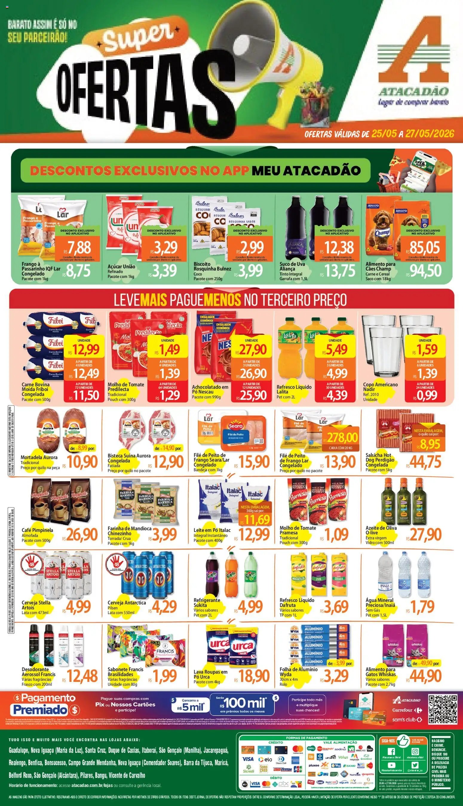 Atacadão folheto a partir de 25/05/2026 Atacadão ofertas - RJ (2026-05-25 - 2026-05-27)