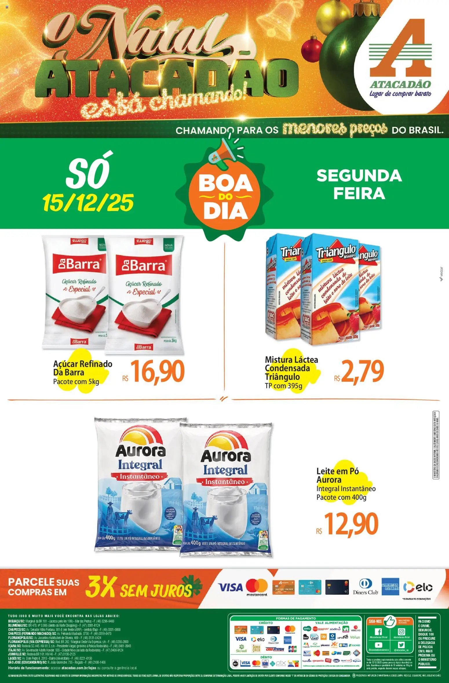 Atacadão folheto a partir de 15/12/2025 Ofertas - SC (2025-12-15 - 2025-12-15)