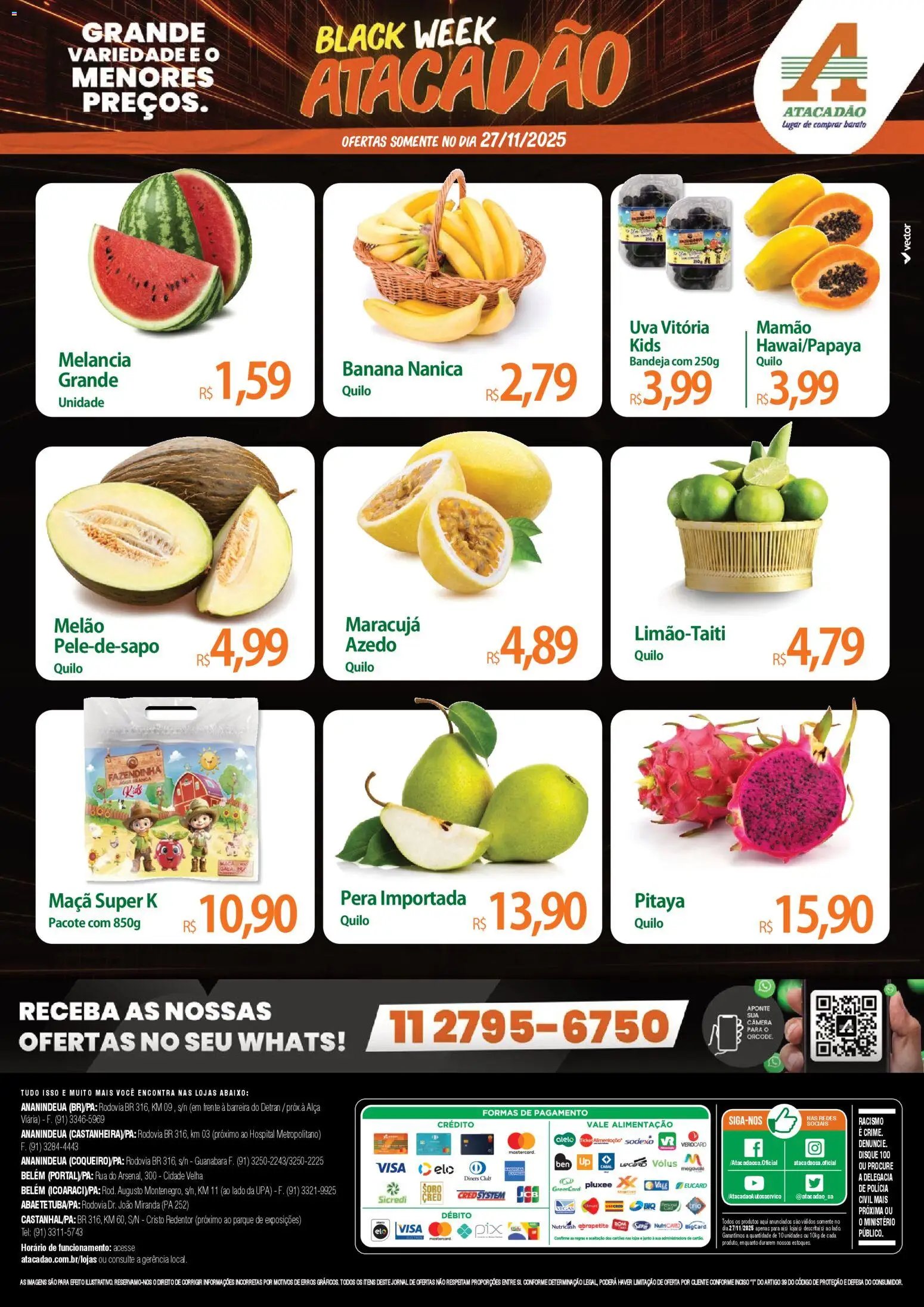 Atacadão folheto a partir de 27/11/2025 Ofertas - PA (2025-11-27 - 2025-11-27)