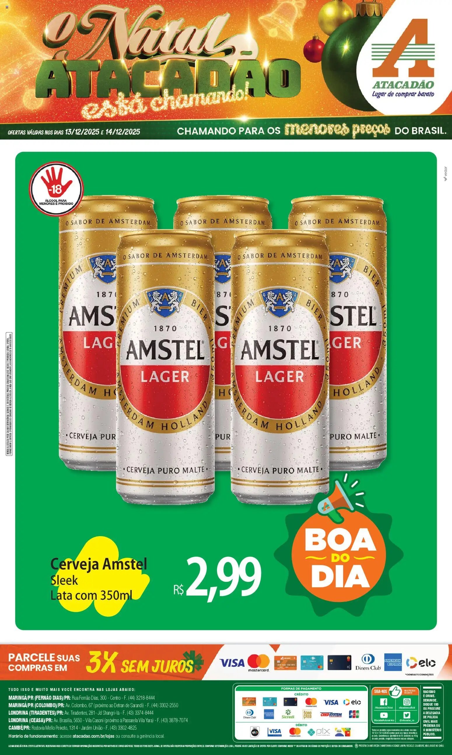 Atacadão folheto a partir de 13/12/2025 Ofertas - PR (2025-12-13 - 2025-12-14)