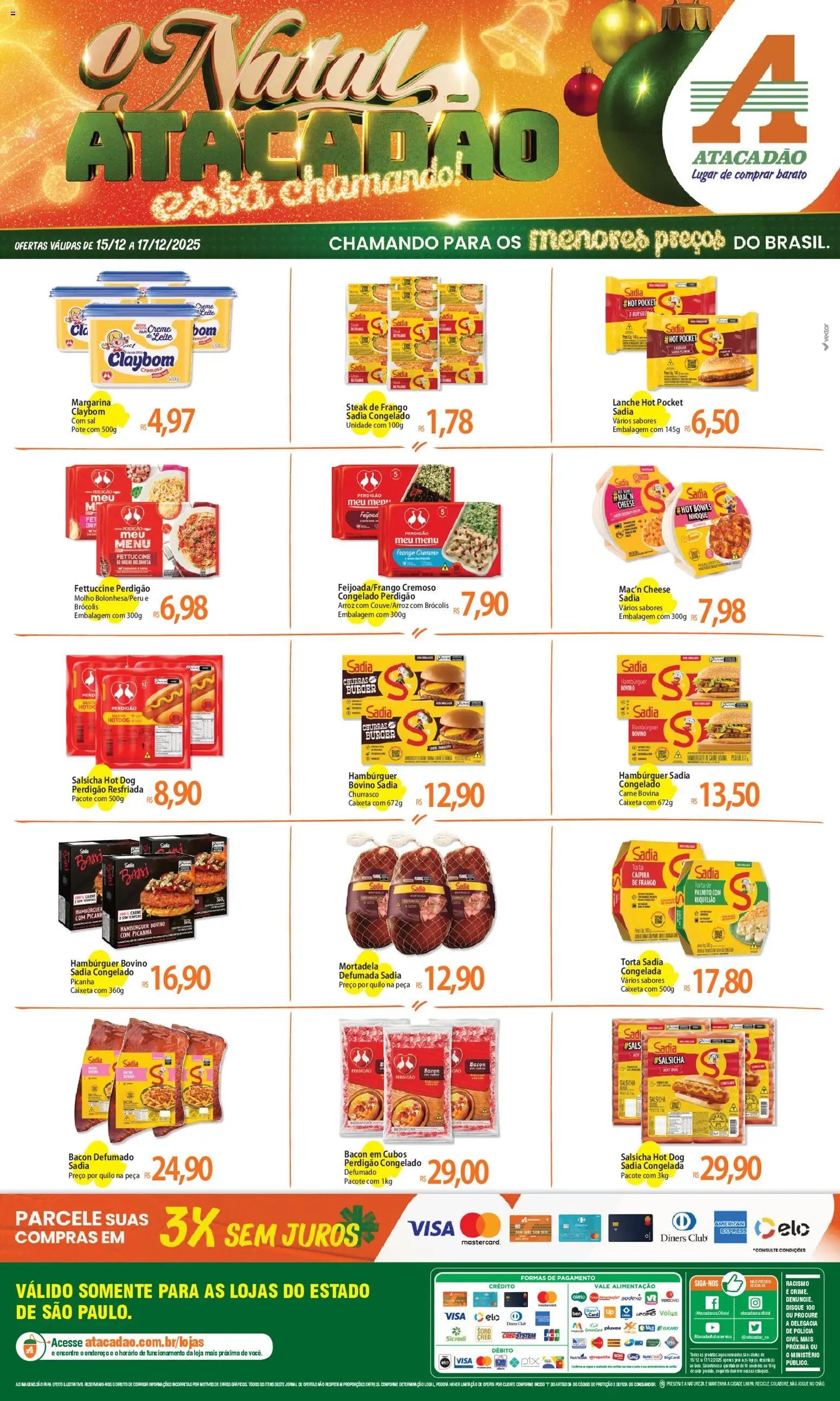 Atacadão folheto a partir de 15/12/2025 Ofertas - SP (2025-12-15 - 2025-12-17)