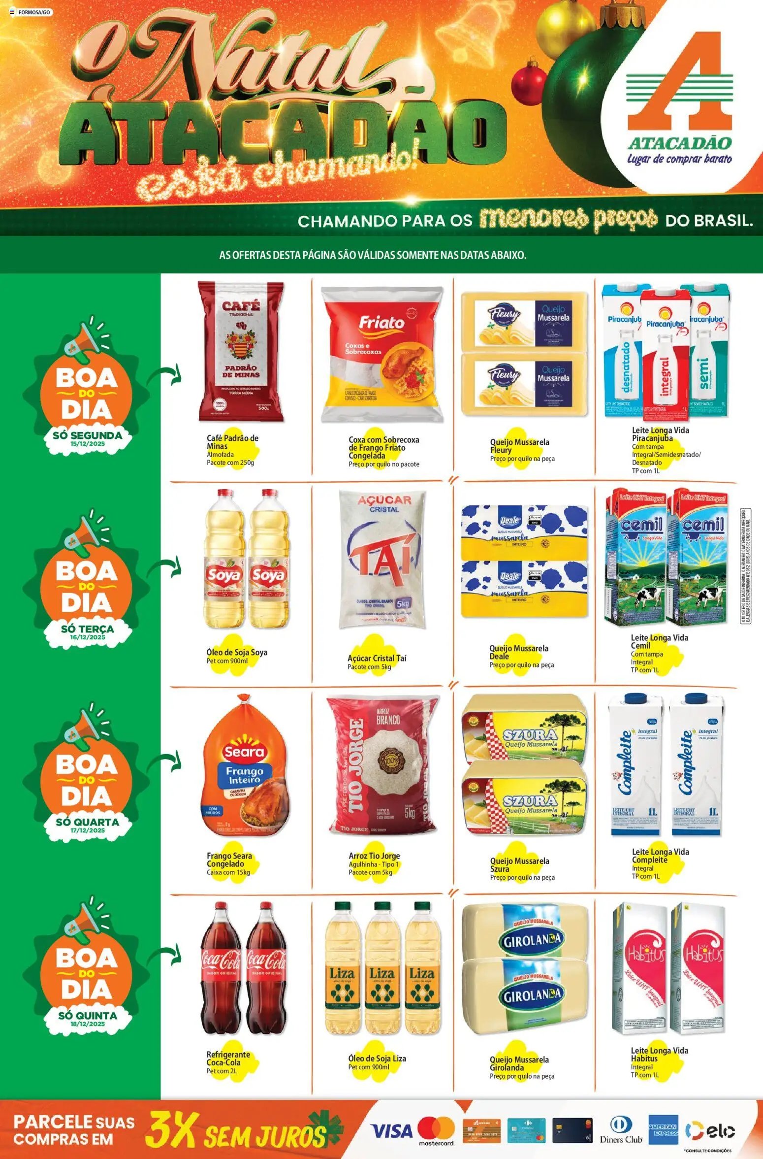 Atacadão folheto a partir de 15/12/2025 Ofertas - GO (2025-12-15 - 2025-12-18)