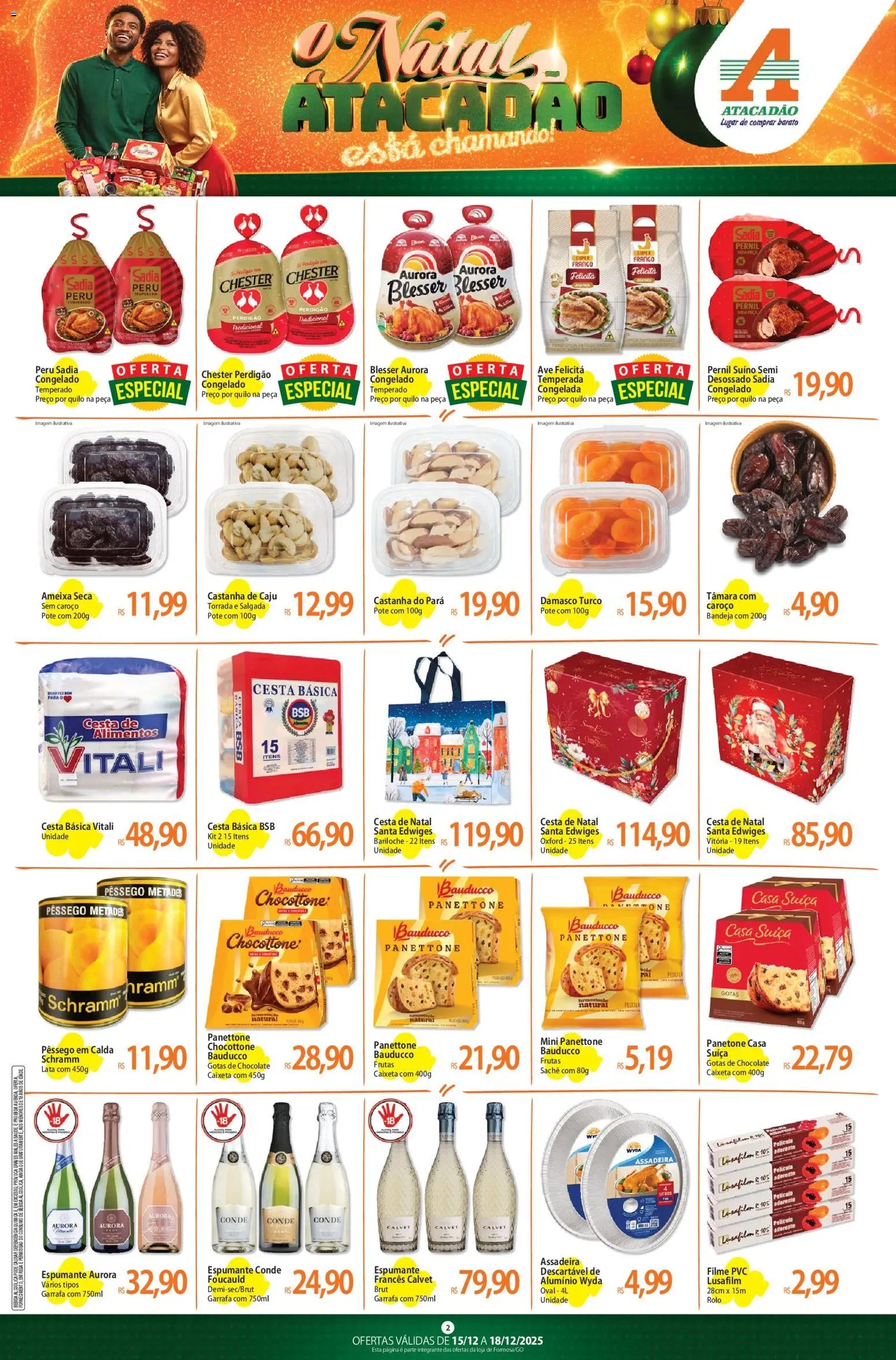 Atacadão folheto a partir de 15/12/2025 Ofertas - GO (2025-12-15 - 2025-12-18)