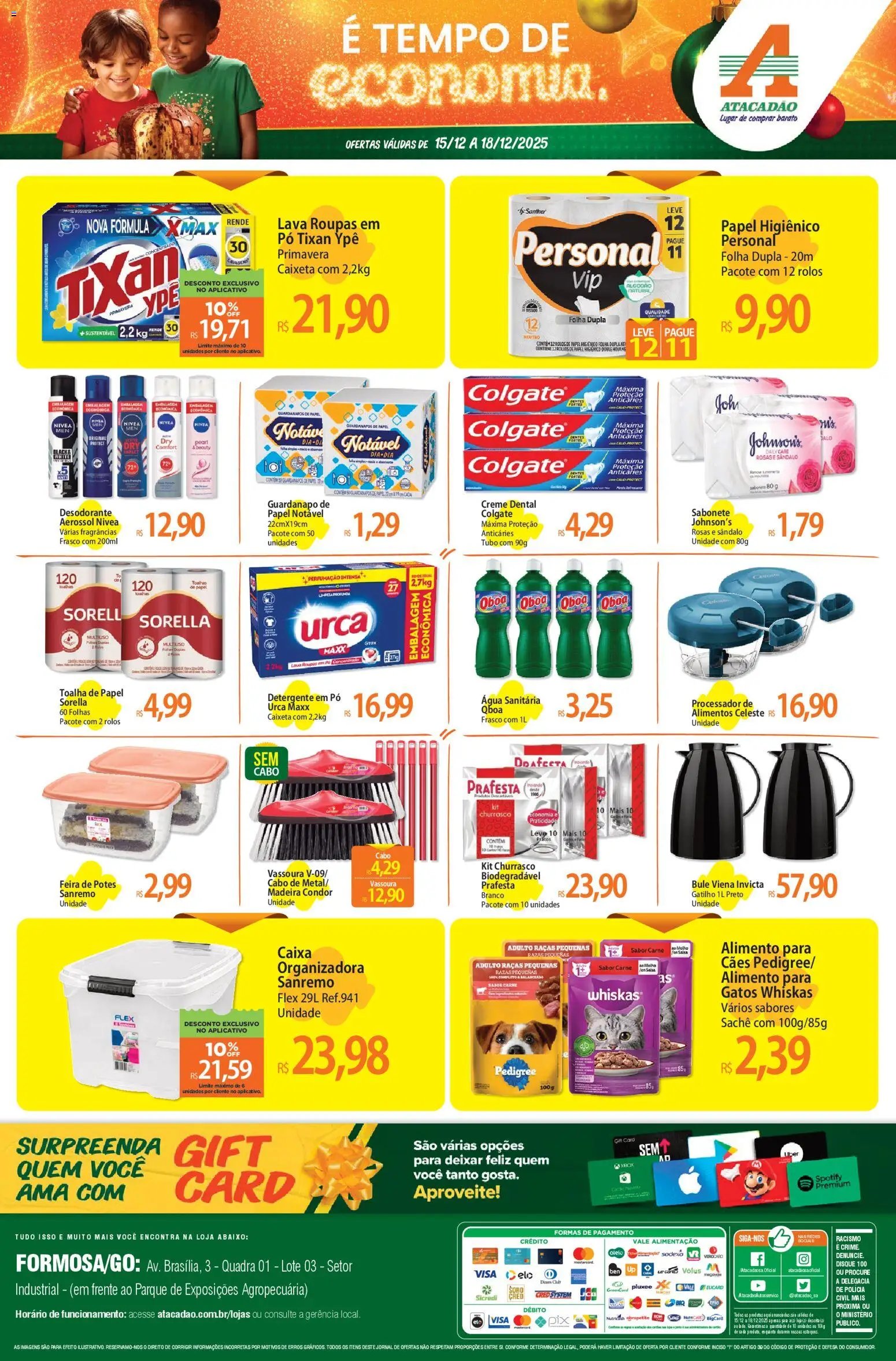 Atacadão folheto a partir de 15/12/2025 Ofertas - GO (2025-12-15 - 2025-12-18)