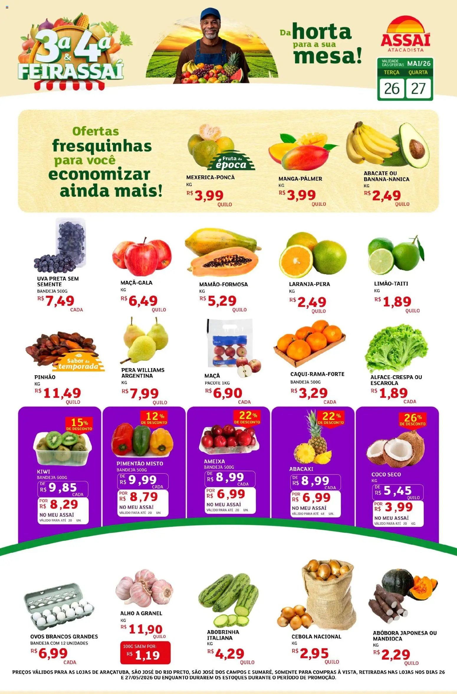 Assaí Atacadista folheto a partir de 26/05/2026 Assaí Atacadista ofertas - SP (2026-05-26 - 2026-05-27)