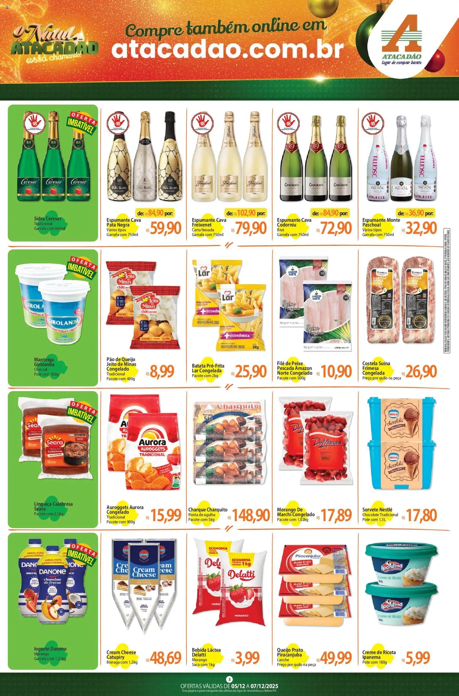 Atacadão folheto a partir de 05/12/2025 Ofertas - PA (2025-12-05 - 2025-12-07)
