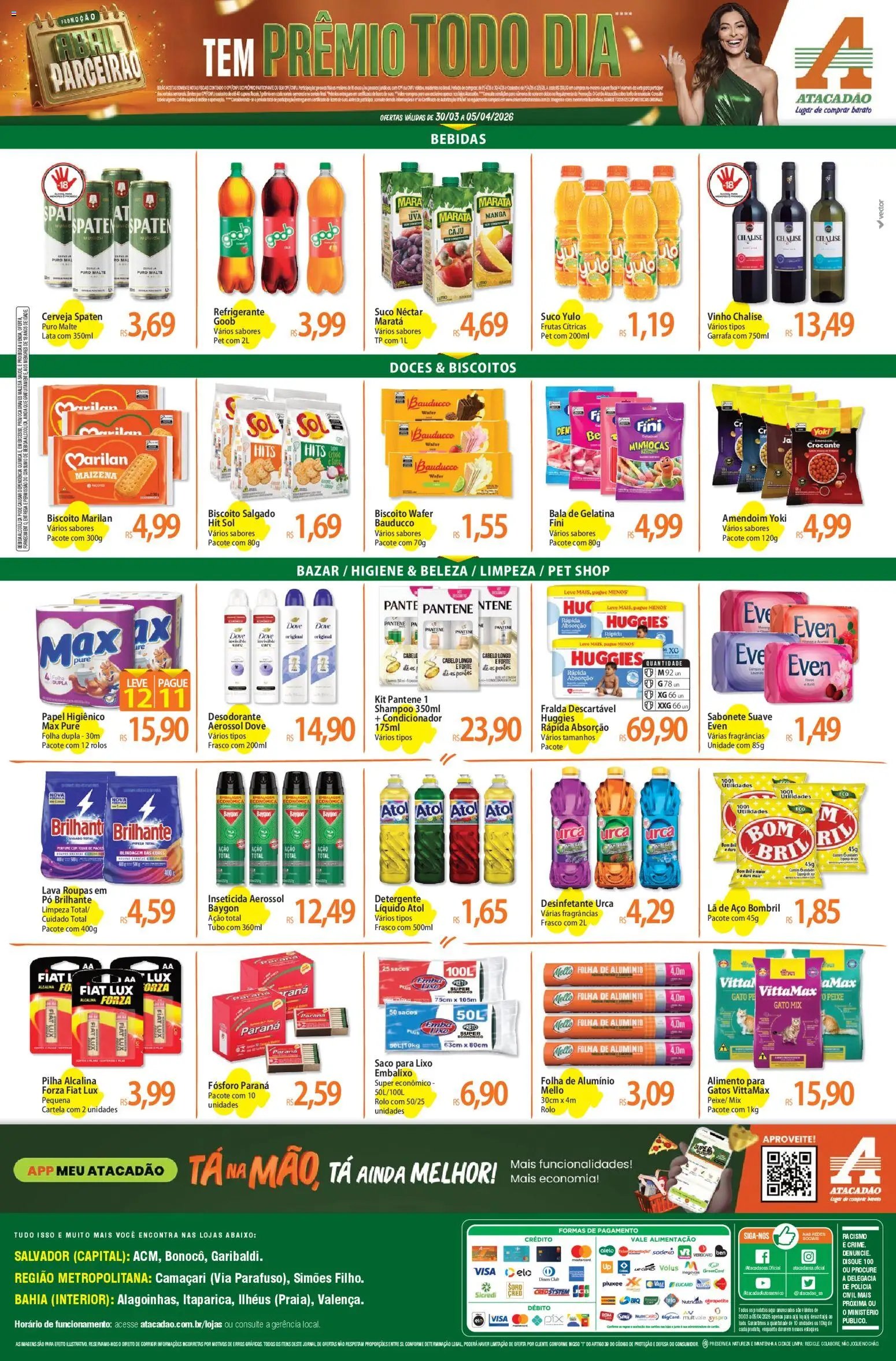 Atacadão folheto a partir de 30/03/2026 Atacadão ofertas - BA (2026-03-30 - 2026-04-05)