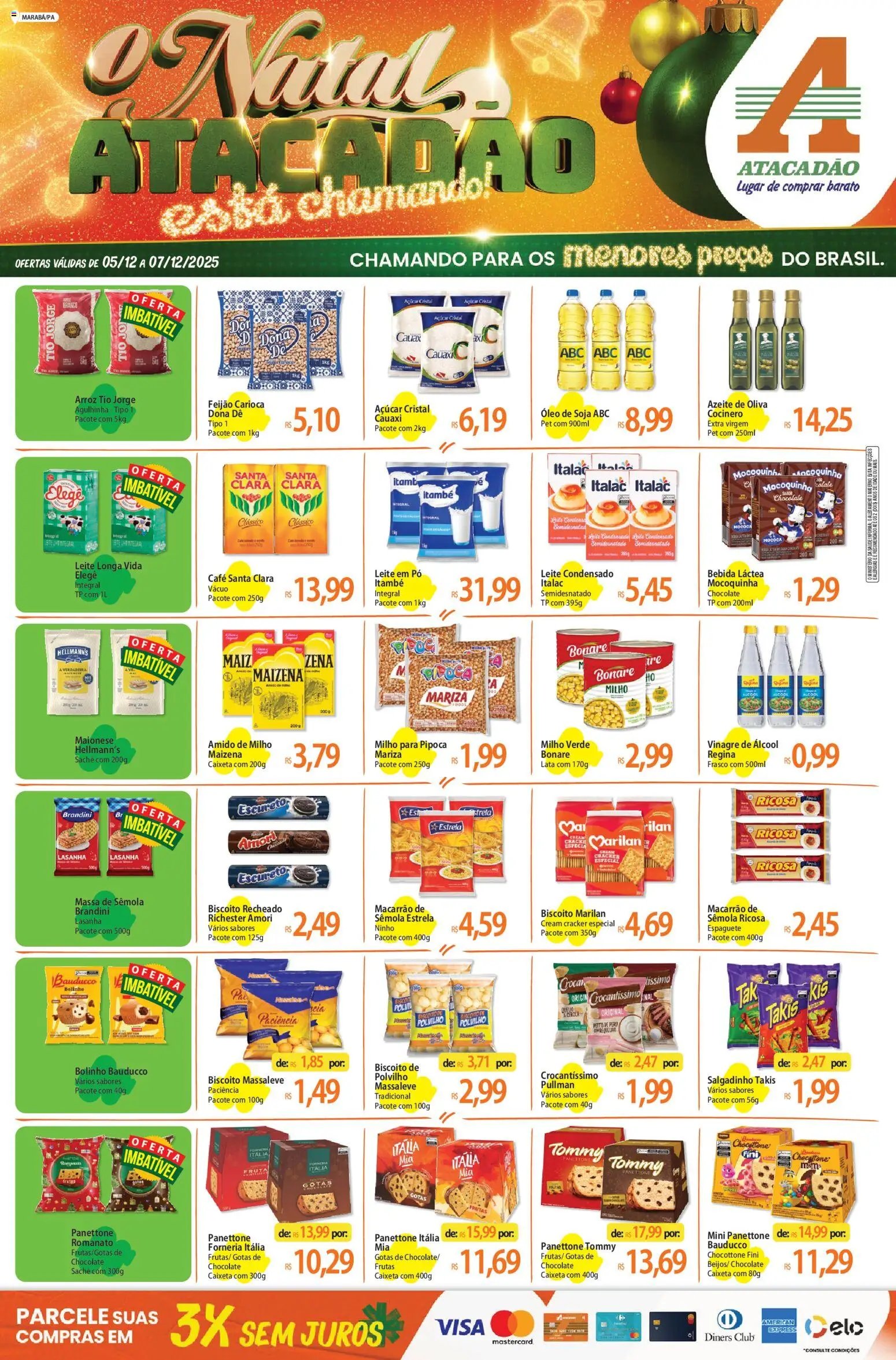 Atacadão folheto a partir de 05/12/2025 Ofertas - PA (2025-12-05 - 2025-12-07)