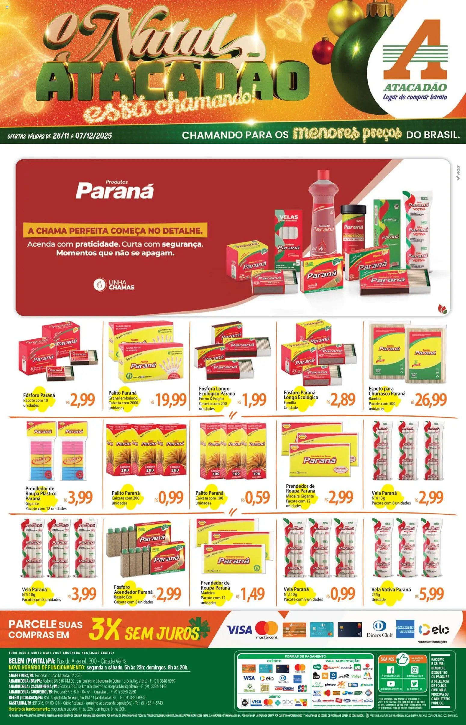 Atacadão folheto a partir de 28/11/2025 Ofertas - PA (2025-11-28 - 2025-12-07)