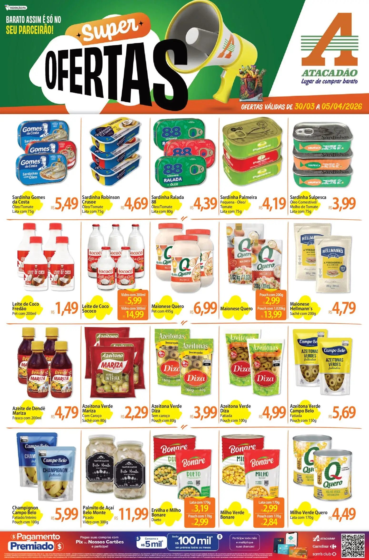 Atacadão folheto a partir de 30/03/2026 Atacadão ofertas - PA (2026-03-30 - 2026-04-05)